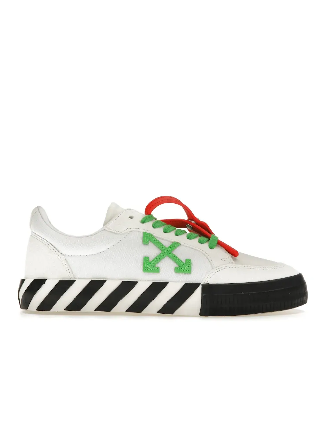 Мужские кроссовки с низким профилем OFF-WHITE Vulc Low OFF-WHITE — изображение 1 из 4, белый/зеленый