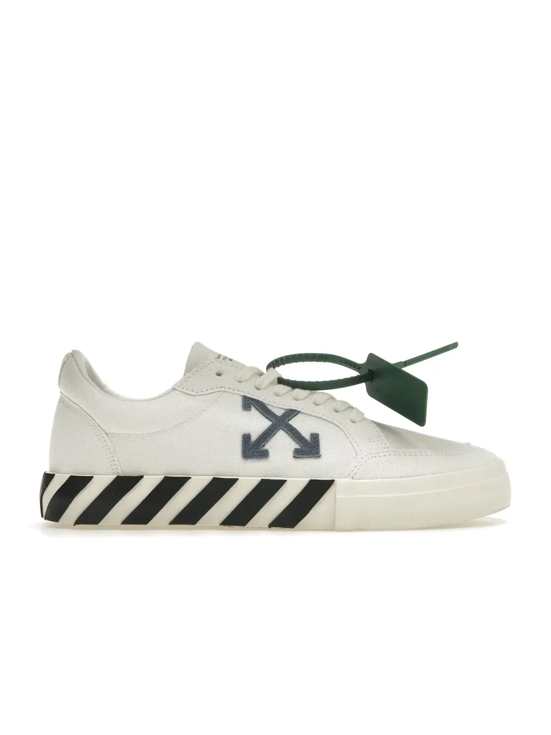 Мужские кроссовки с низким верхом OFF-WHITE Vulc Low OFF-WHITE — изображение 1 из 4, белый/темно-синий