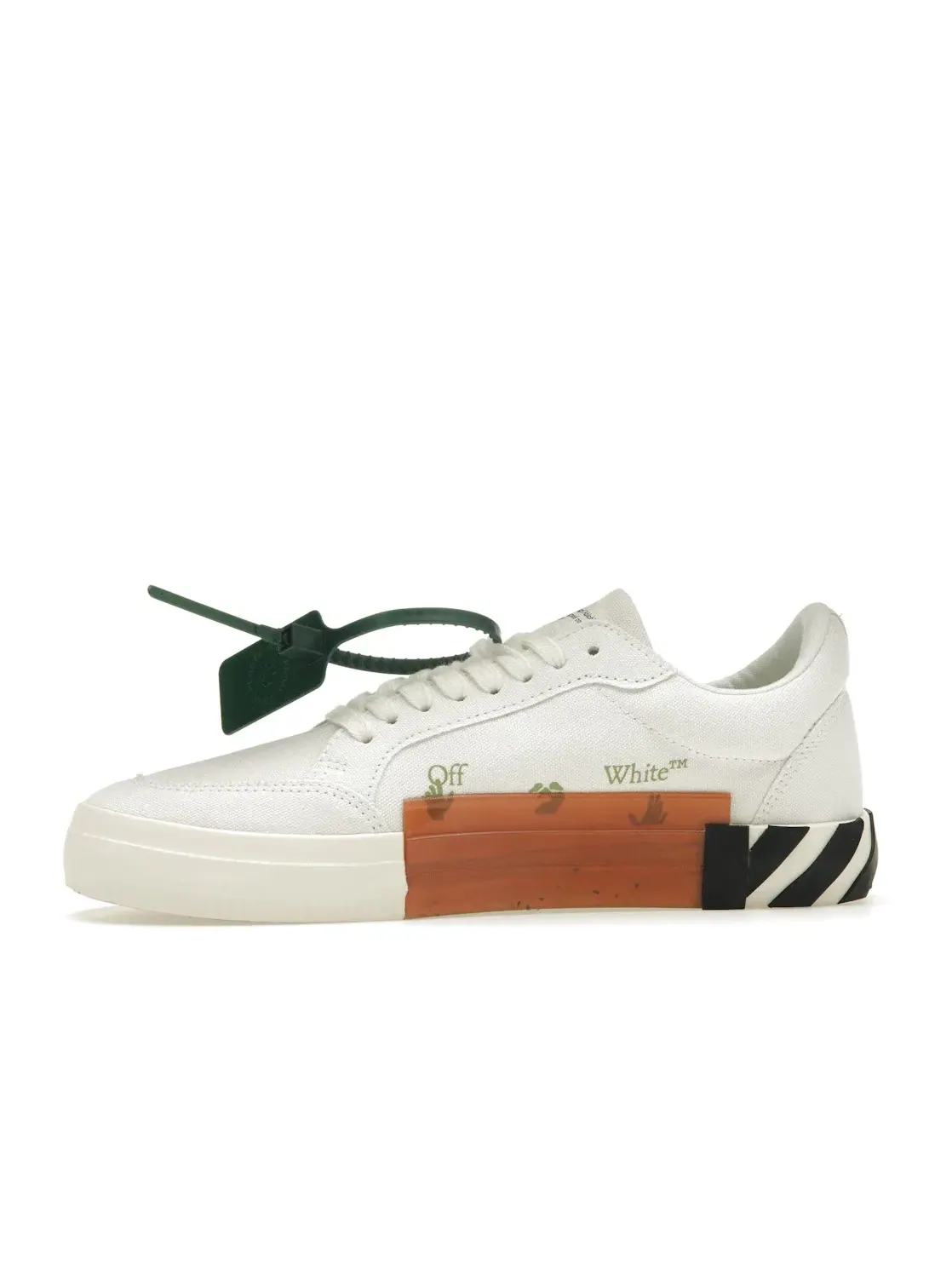 Мужские кроссовки с низким верхом OFF-WHITE Vulc Low OFF-WHITE — изображение 3 из 4, белый/темно-синий