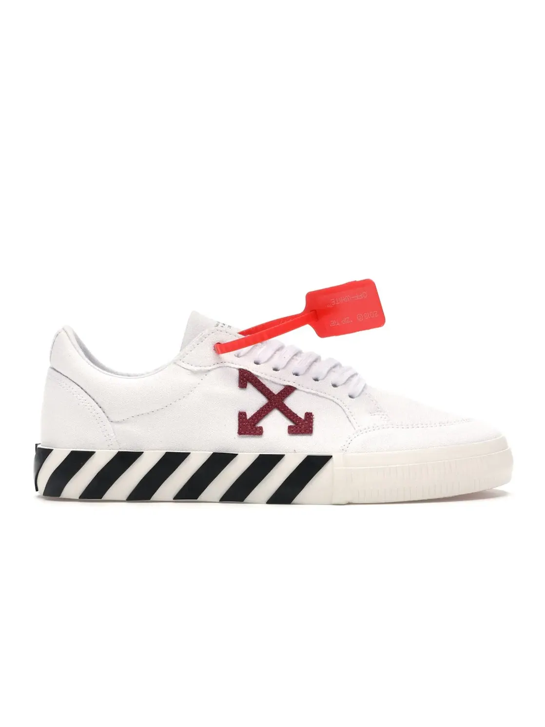 Мужские кеды с кожаным верхом OFF-WHITE Vulc Low — изображение 1 из 4, белый