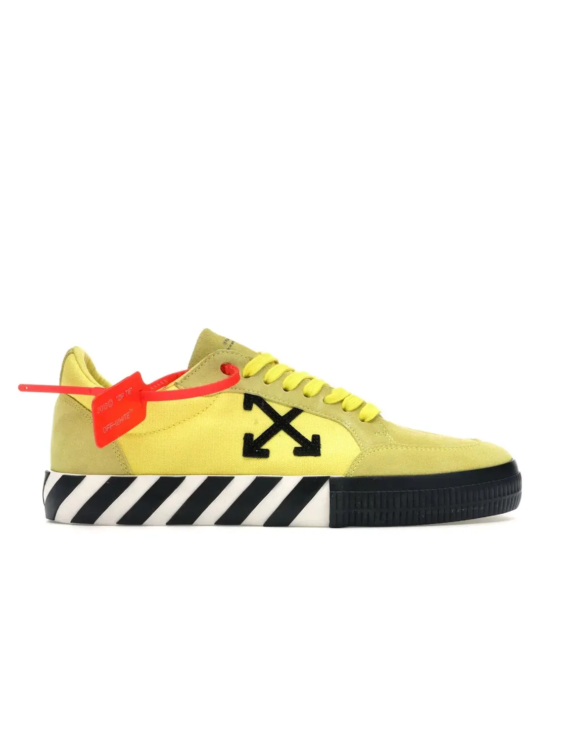Мужские кеды OFF-WHITE Vulc Low — изображение 1 из 4, желтый