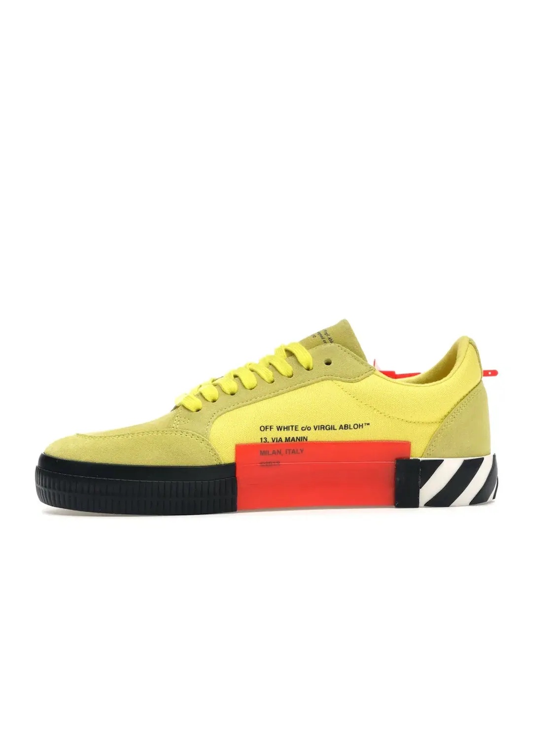 Мужские кеды OFF-WHITE Vulc Low — изображение 3 из 4, желтый