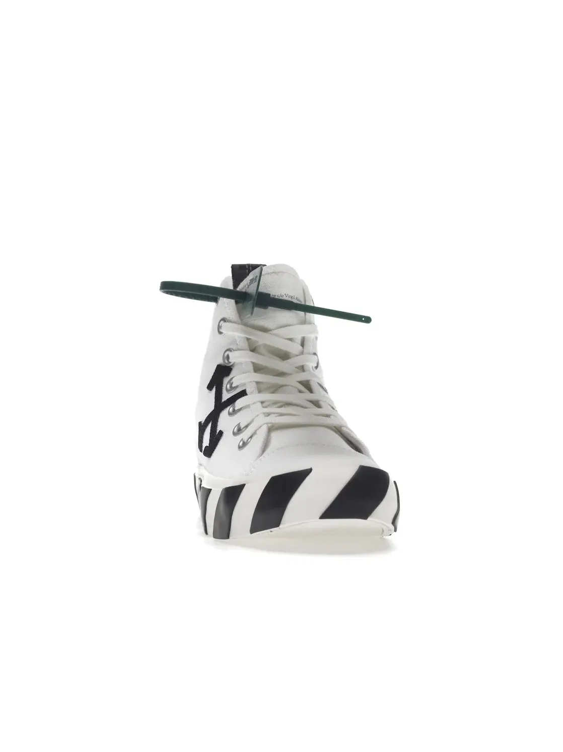 Мужские кроссовки с высоким верхом OFF-WHITE Vulc Mid Canvas OFF-WHITE — изображение 2 из 4, белый/черный