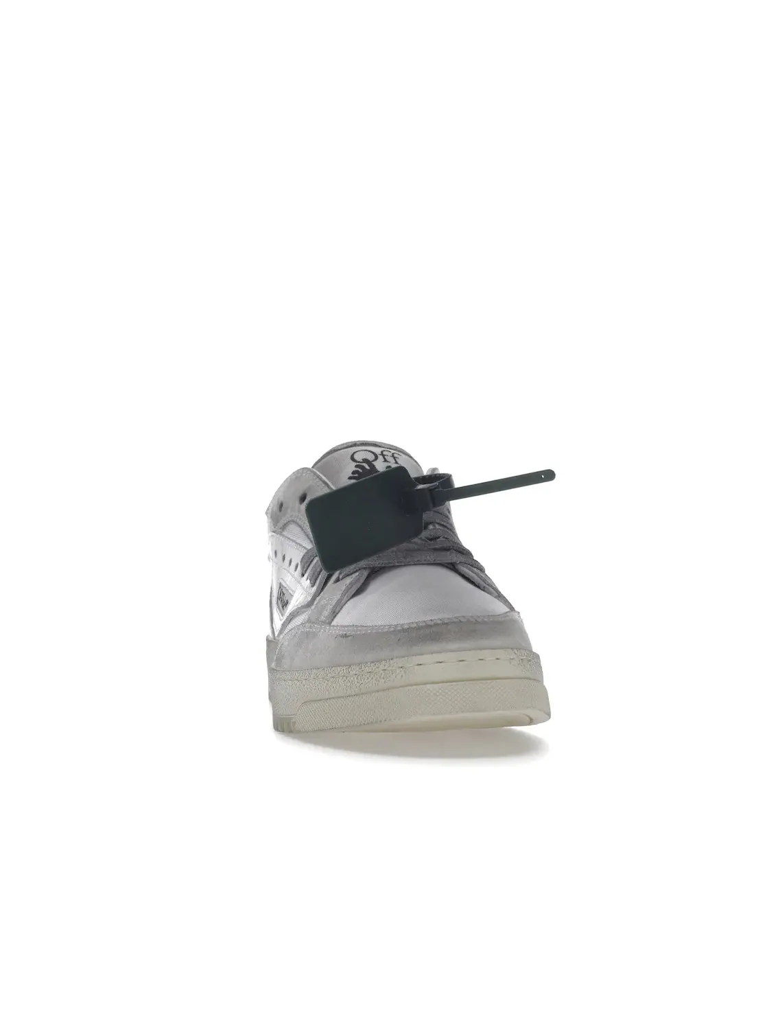 Мужские кроссовки кеды OFF-WHITE Vulcanized 5.0 Low Top OFF-WHITE — изображение 2 из 4, белый белый