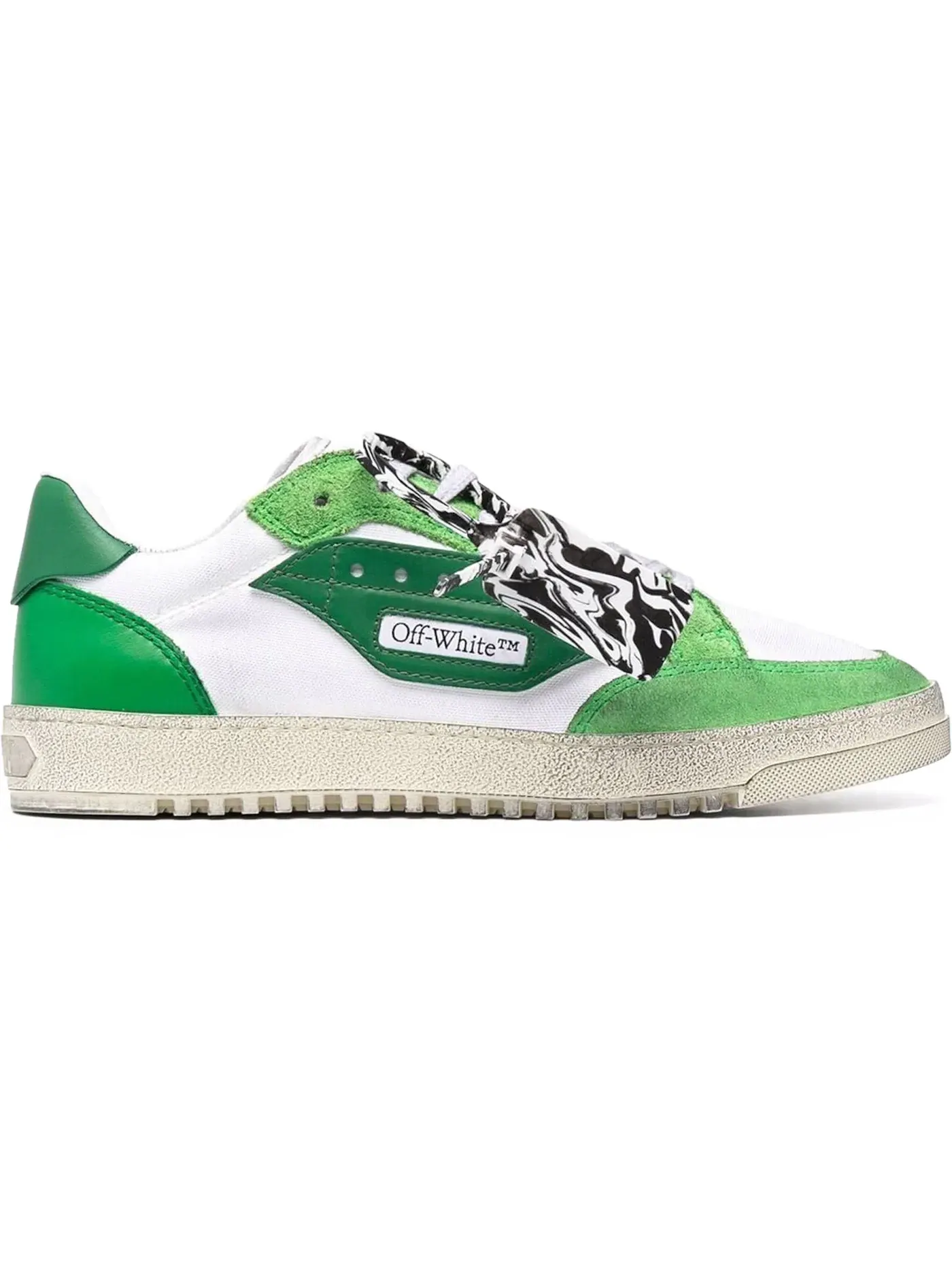 Мужские кроссовки с низким верхом OFF-WHITE Vulcanized 5.0 Low Top OFF-WHITE — изображение 1 из 1, белый/зеленый