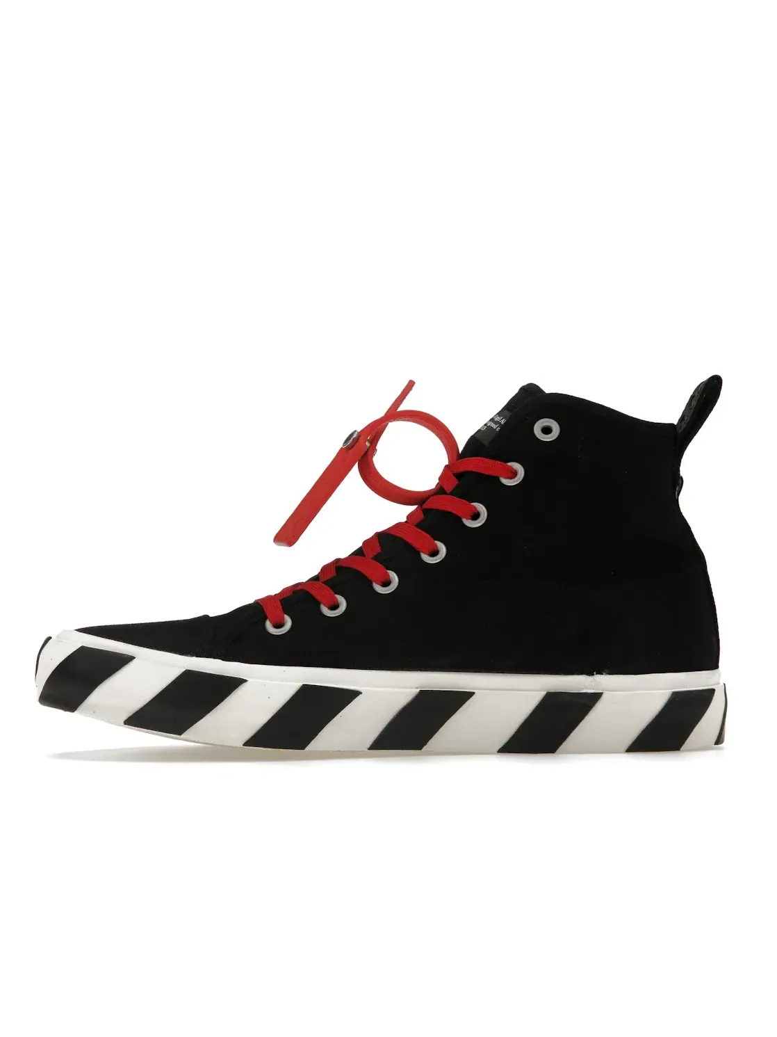 Мужские кроссовки с высоким берцем OFF-WHITE Vulcanized Hi OFF-WHITE — изображение 3 из 4, черный