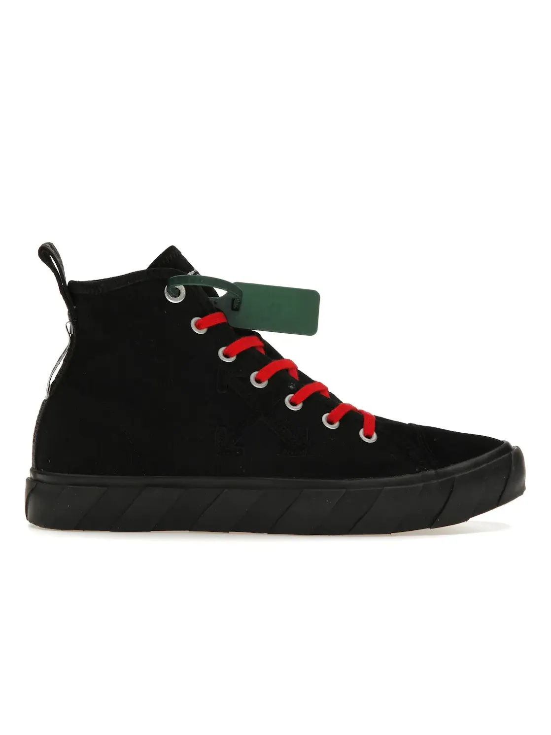 Мужские кроссовки с высоким верхом OFF-WHITE Vulcanized Hi OFF-WHITE — изображение 1 из 4, черный/красный