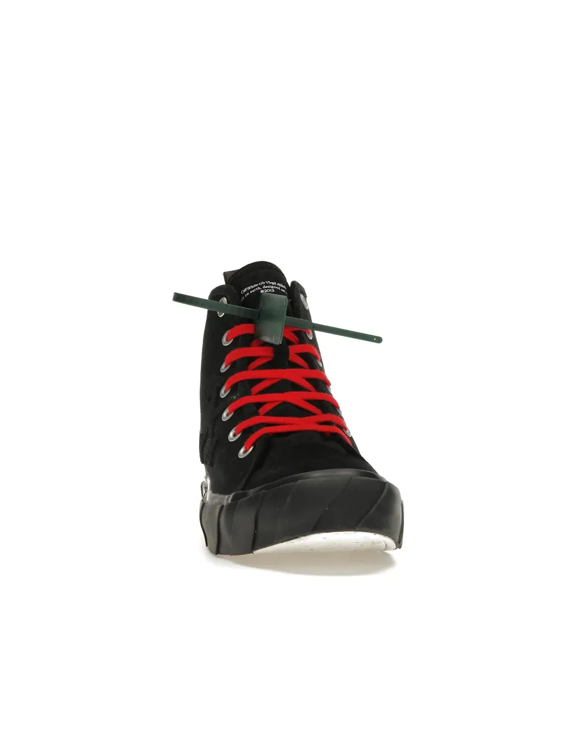 Мужские кроссовки с высоким верхом OFF-WHITE Vulcanized Hi OFF-WHITE — изображение 2 из 4, черный/красный