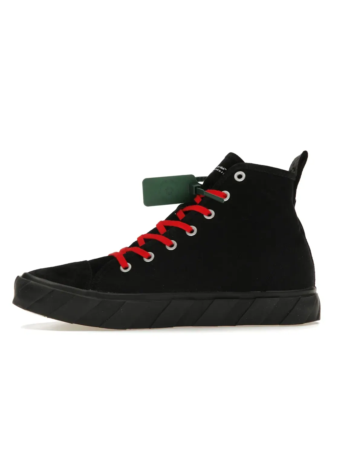 Мужские кроссовки с высоким верхом OFF-WHITE Vulcanized Hi OFF-WHITE — изображение 3 из 4, черный/красный