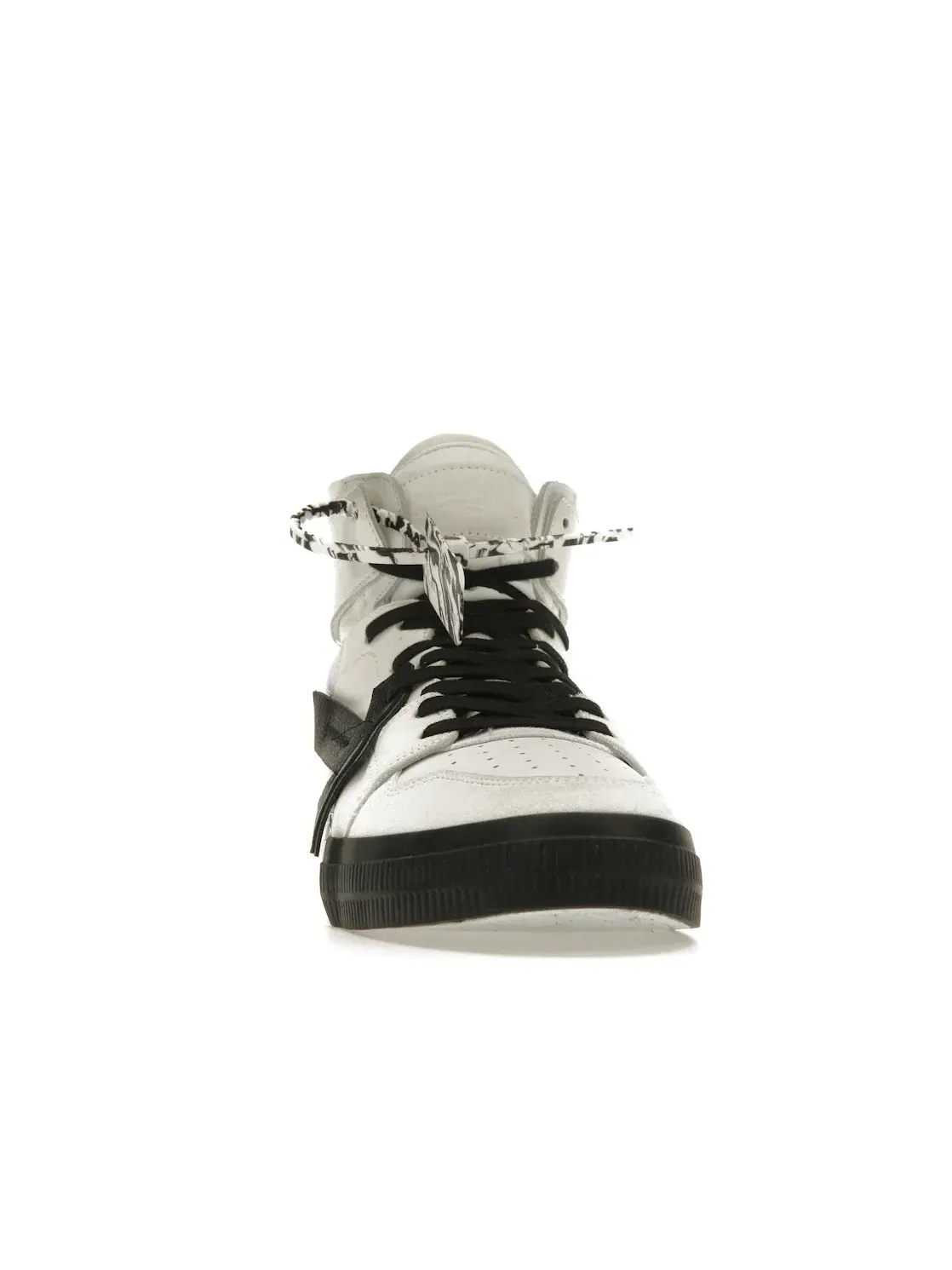 Мужские кроссовки Vulcanized Hi Top OFF-WHITE — изображение 2 из 4, белый/черный