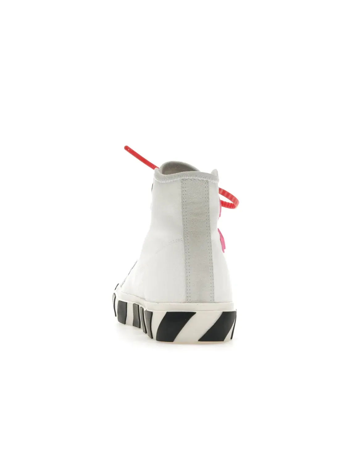 Мужские кроссовки высокие Vulcanized Hi Top OFF-WHITE — изображение 4 из 4, белый черный