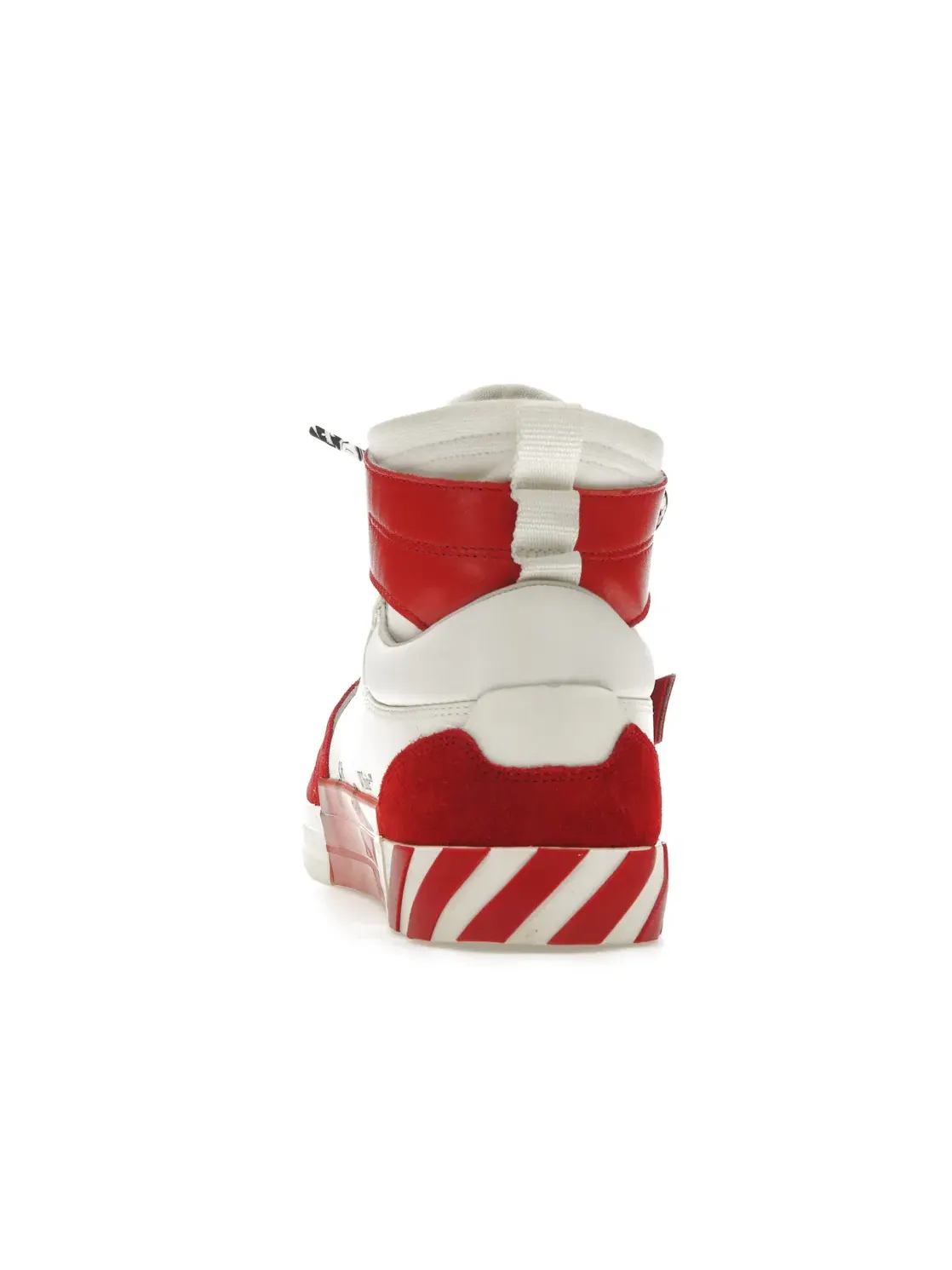 Мужские кроссовки с высоким верхом OFF-WHITE Vulcanized Hi Top — изображение 4 из 4, белый/красный