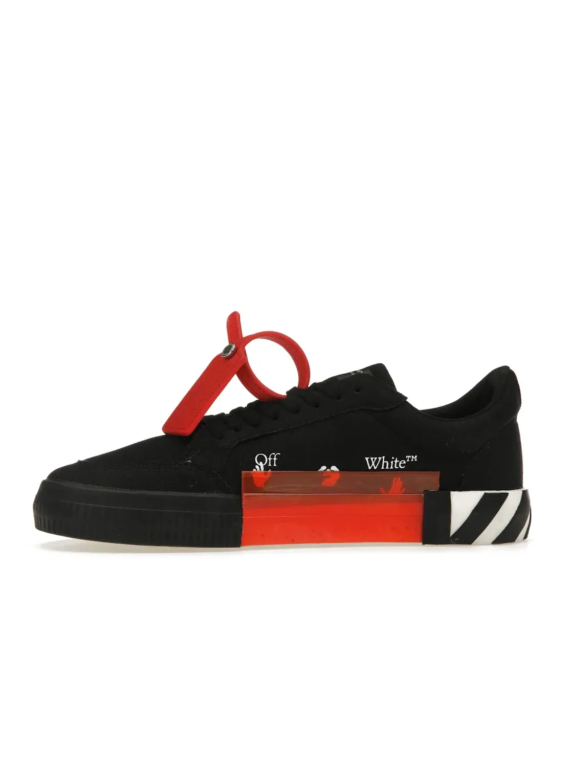 Мужские кеды Vulcanized Low OFF-WHITE — изображение 3 из 4, черный