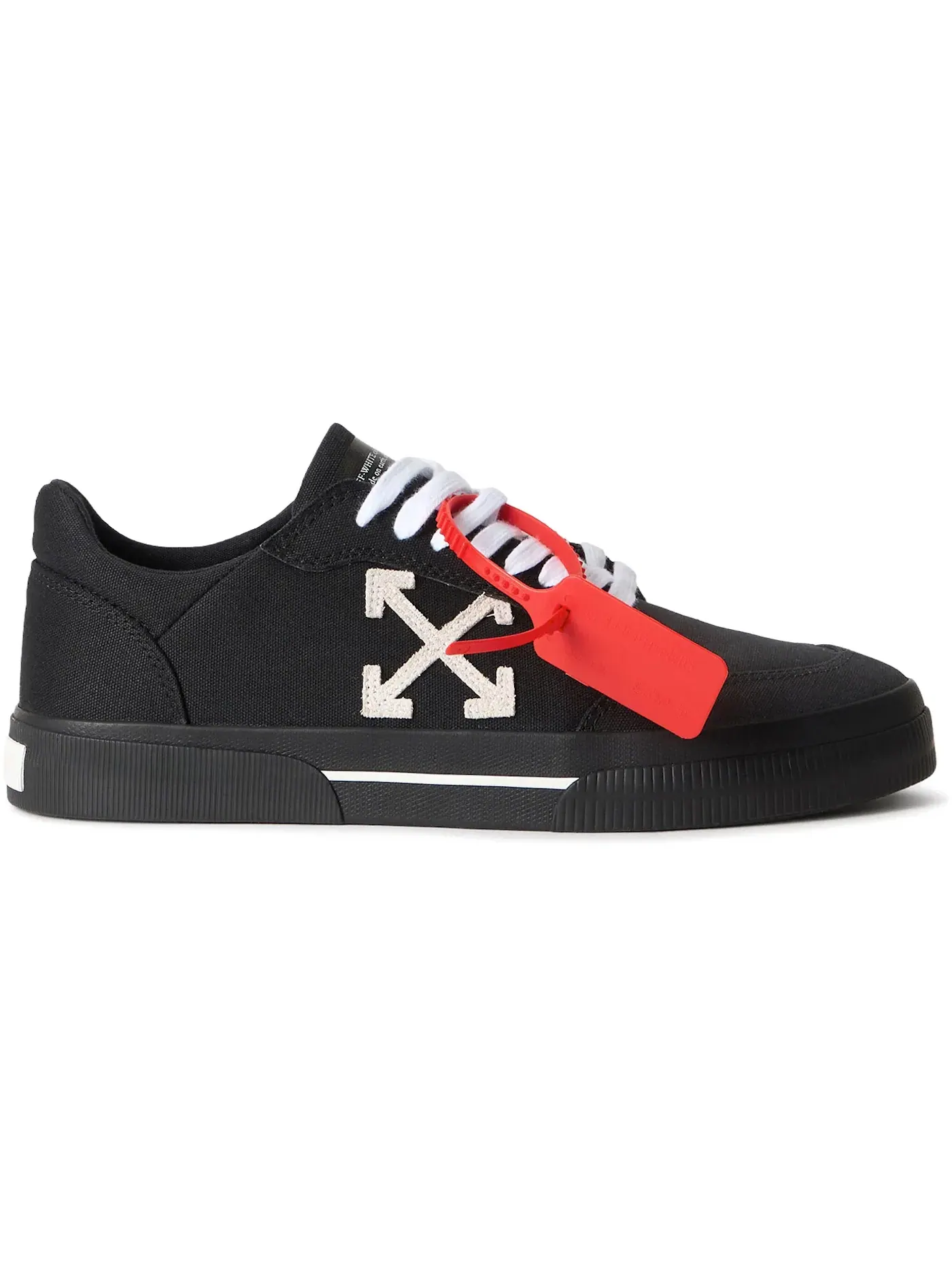 Мужские кроссовки на низкой подошве OFF-WHITE Vulcanized Low OFF-WHITE — изображение 1 из 1, черный/белый