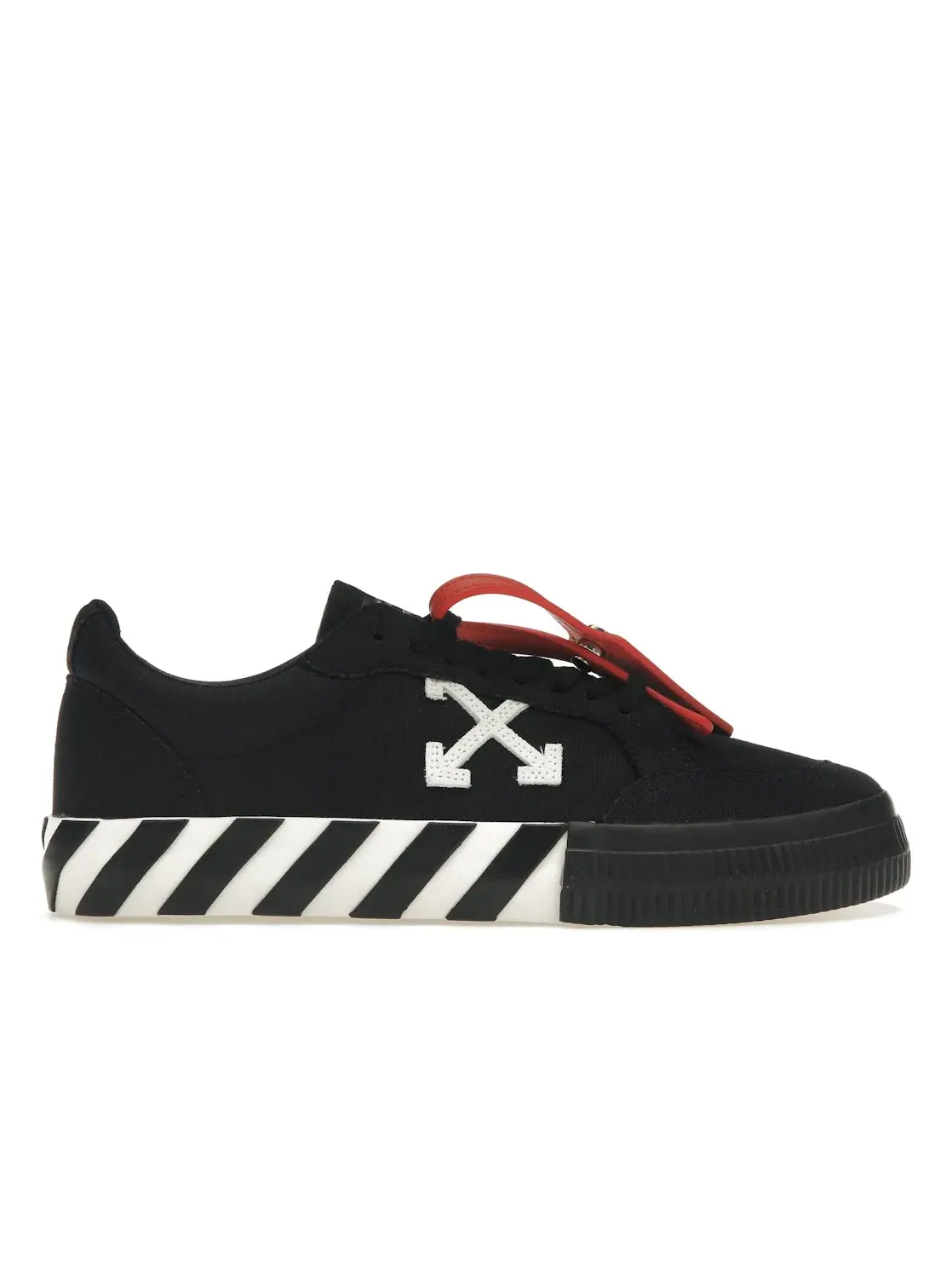 Мужские кеды Vulcanized Low OFF-WHITE — изображение 1 из 4, черный/белый