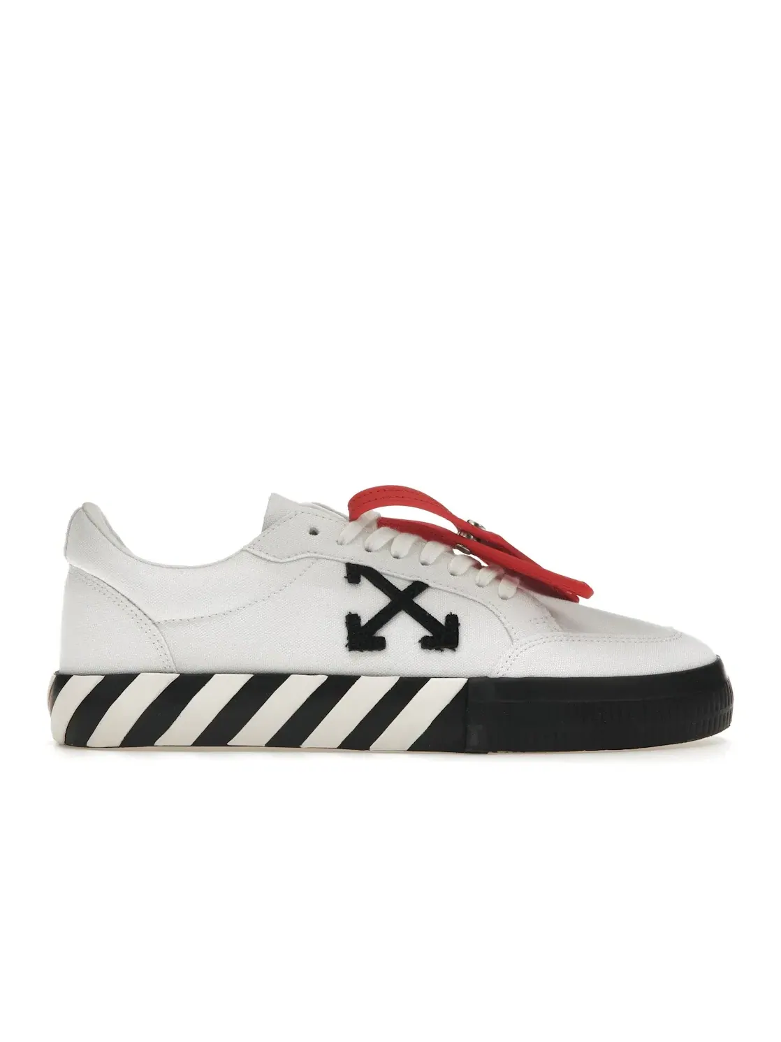 Мужские кроссовки на низкой подошве OFF-WHITE Vulcanized Low OFF-WHITE — изображение 1 из 4, белый/черный