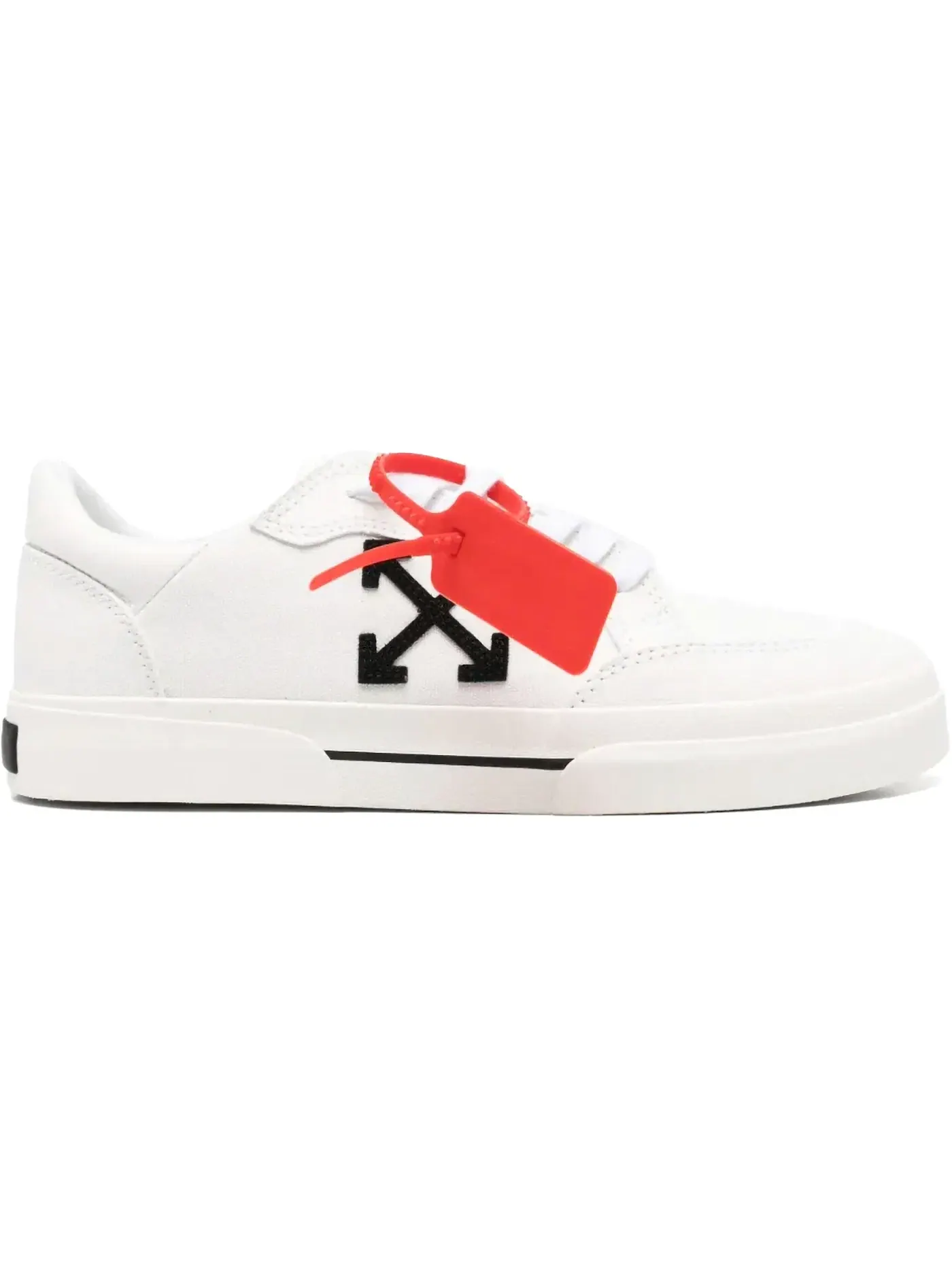 Мужские кроссовки на низкой подошве OFF-WHITE Vulcanized Low OFF-WHITE — изображение 1 из 1, белый/черный