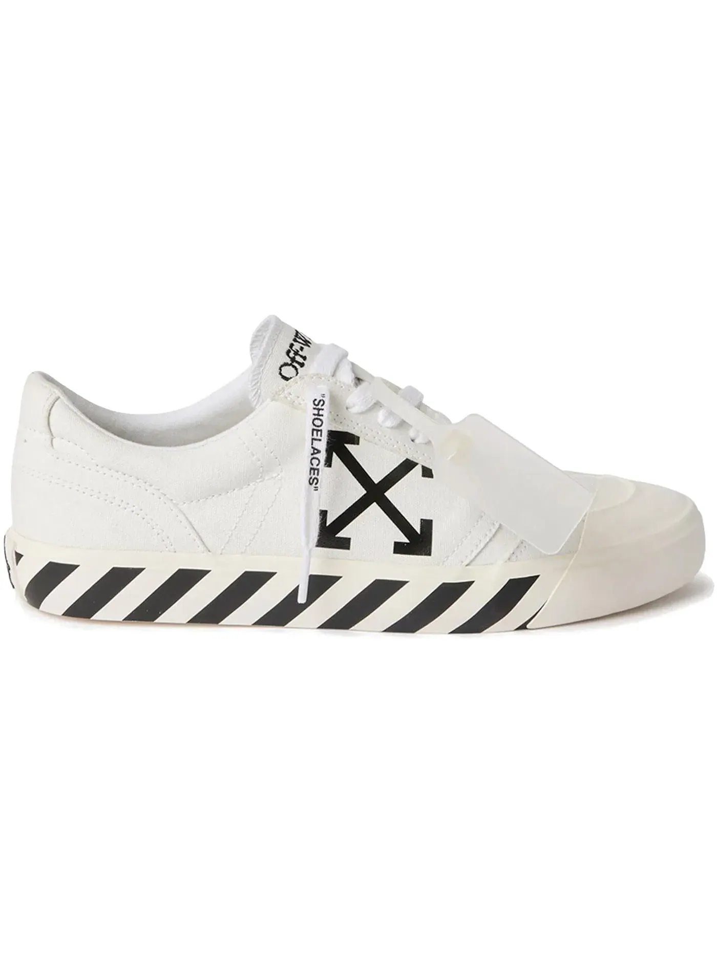 Мужские кроссовки с вулканизированной подошвой OFF-WHITE Vulcanized Undercut — изображение 1 из 1, белый/черный