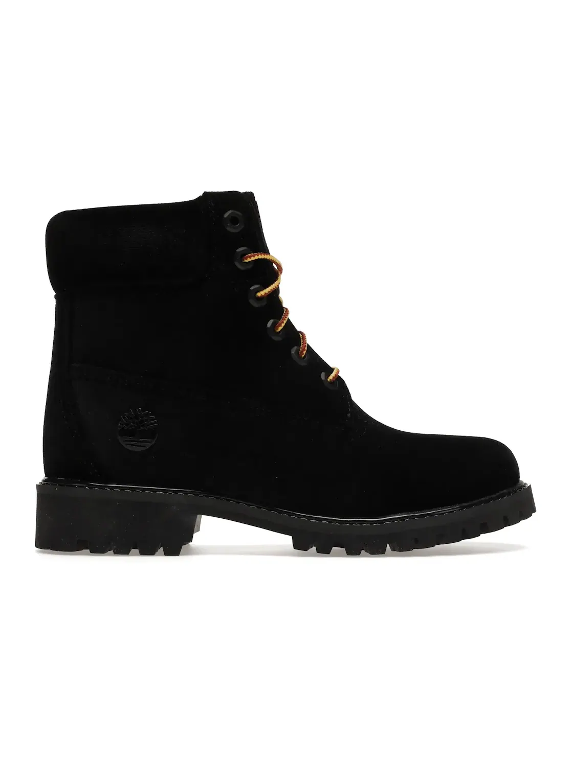 Женские кроссовки с бархатистым верхом OFF-WHITE x Timberland — изображение 1 из 4, черный