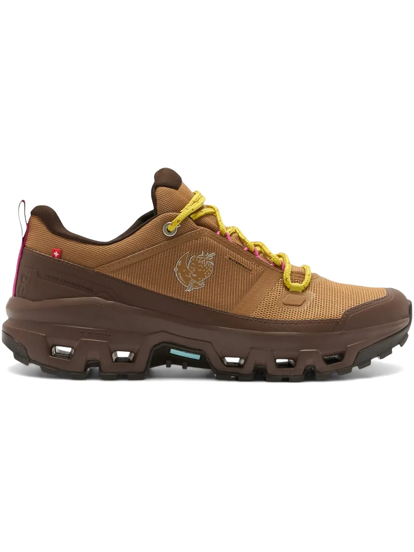 Женские кроссовки для бега водонепроницаемые On Running Cloudrock Low Waterproof On, Sphinx/Chestnut — изображение 1 из 1