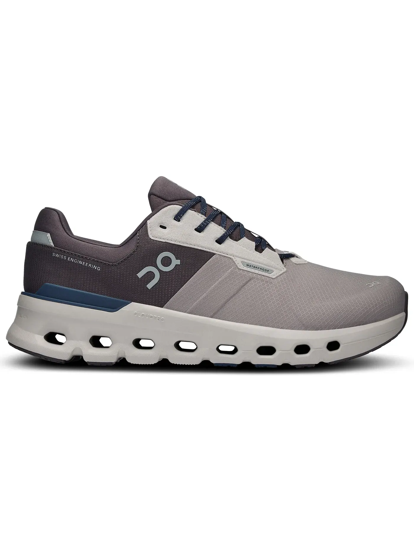 Мужские кроссовки для бега с водонепроницаемой мембраной Cloudrunner 2 Waterproof On, Zinc/Midnight — изображение 1 из 1