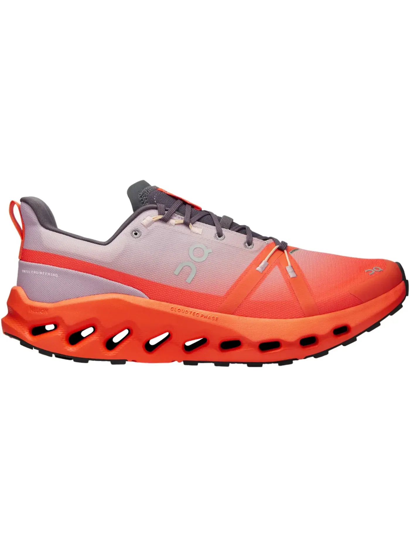 Мужские кроссовки для бега с водонепроницаемым верхом On Running Cloudsurfer Trail Waterproof On, Mauve Flame