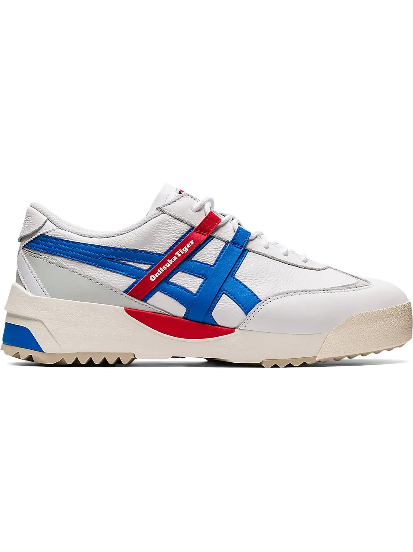 Мужские кроссовки с ретро-дизайном Onitsuka Tiger Delegation Ex ASICS — изображение 1 из 1, белый/синий