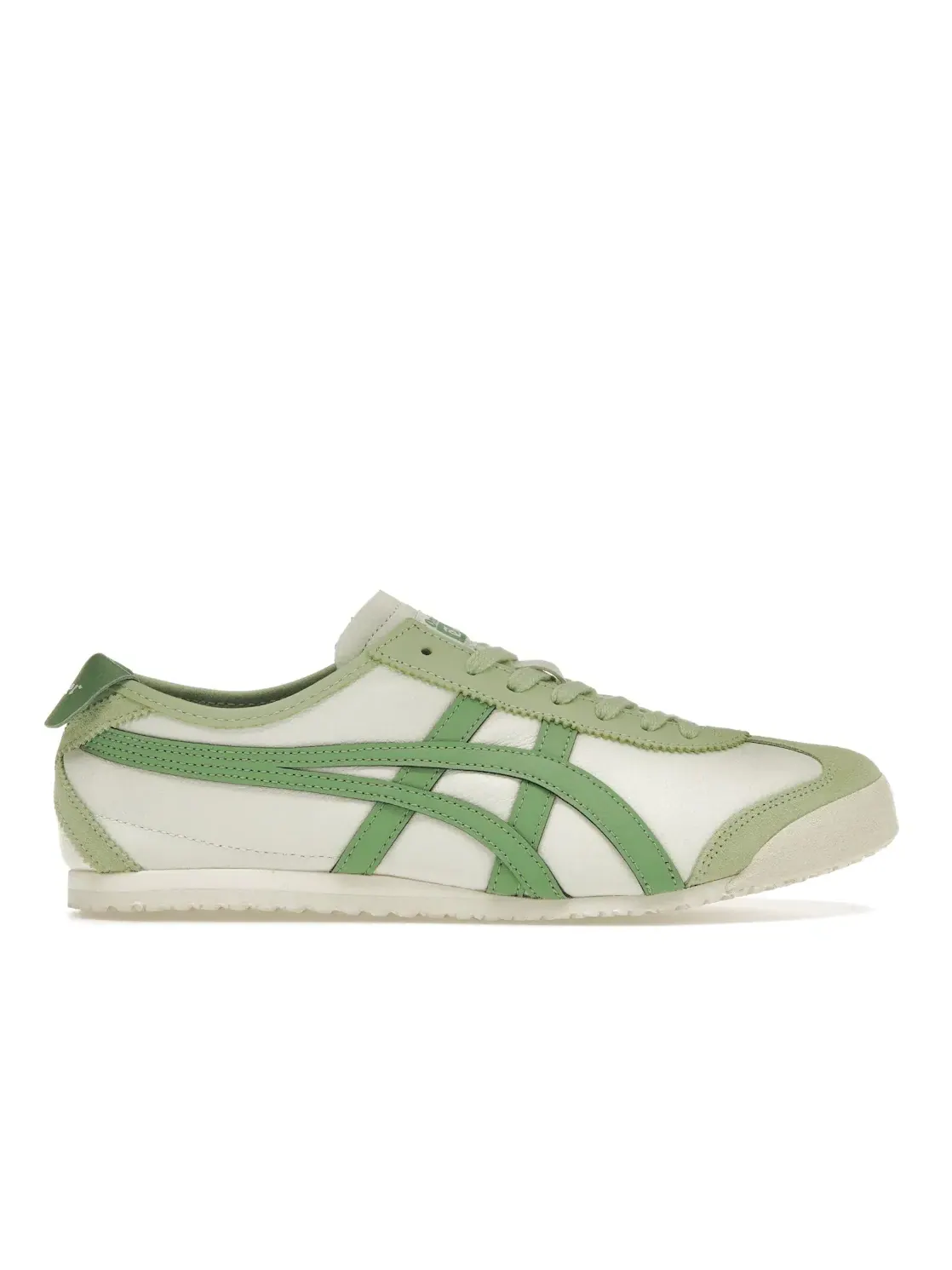 Мужские кроссовки с замшевыми вставками Onitsuka Tiger Mexico 66 ASICS — изображение 1 из 4, зеленый/зеленый