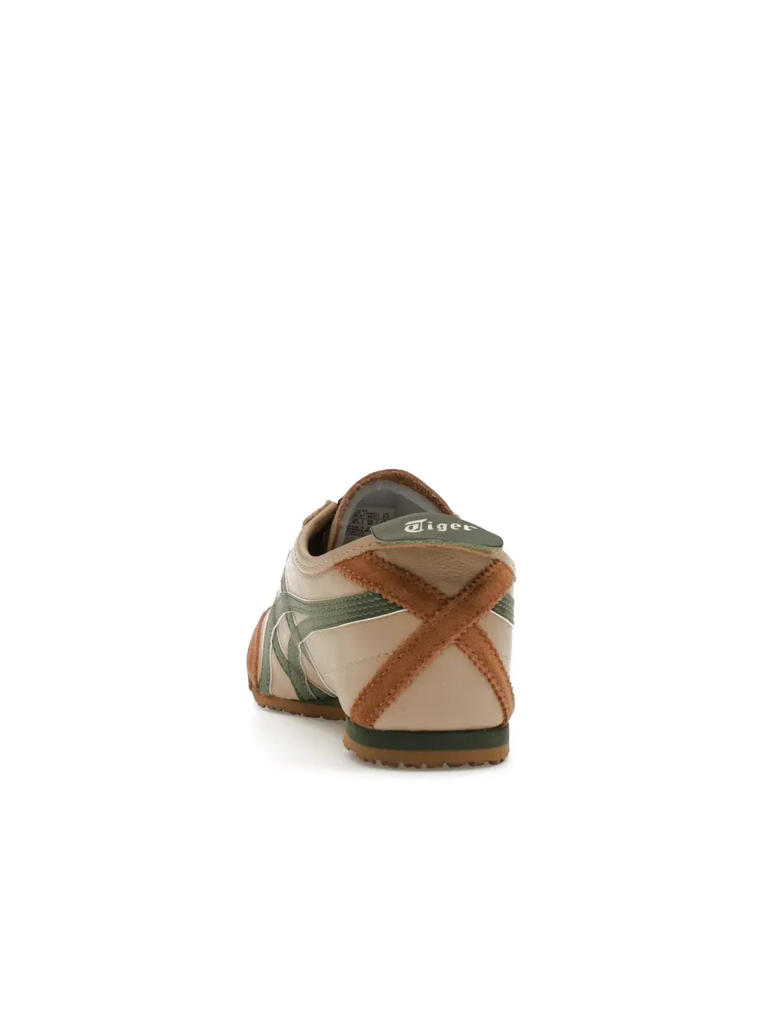 Мужские кроссовки классические Onitsuka Tiger Mexico 66 ASICS — изображение 4 из 4, бежевый/зеленый