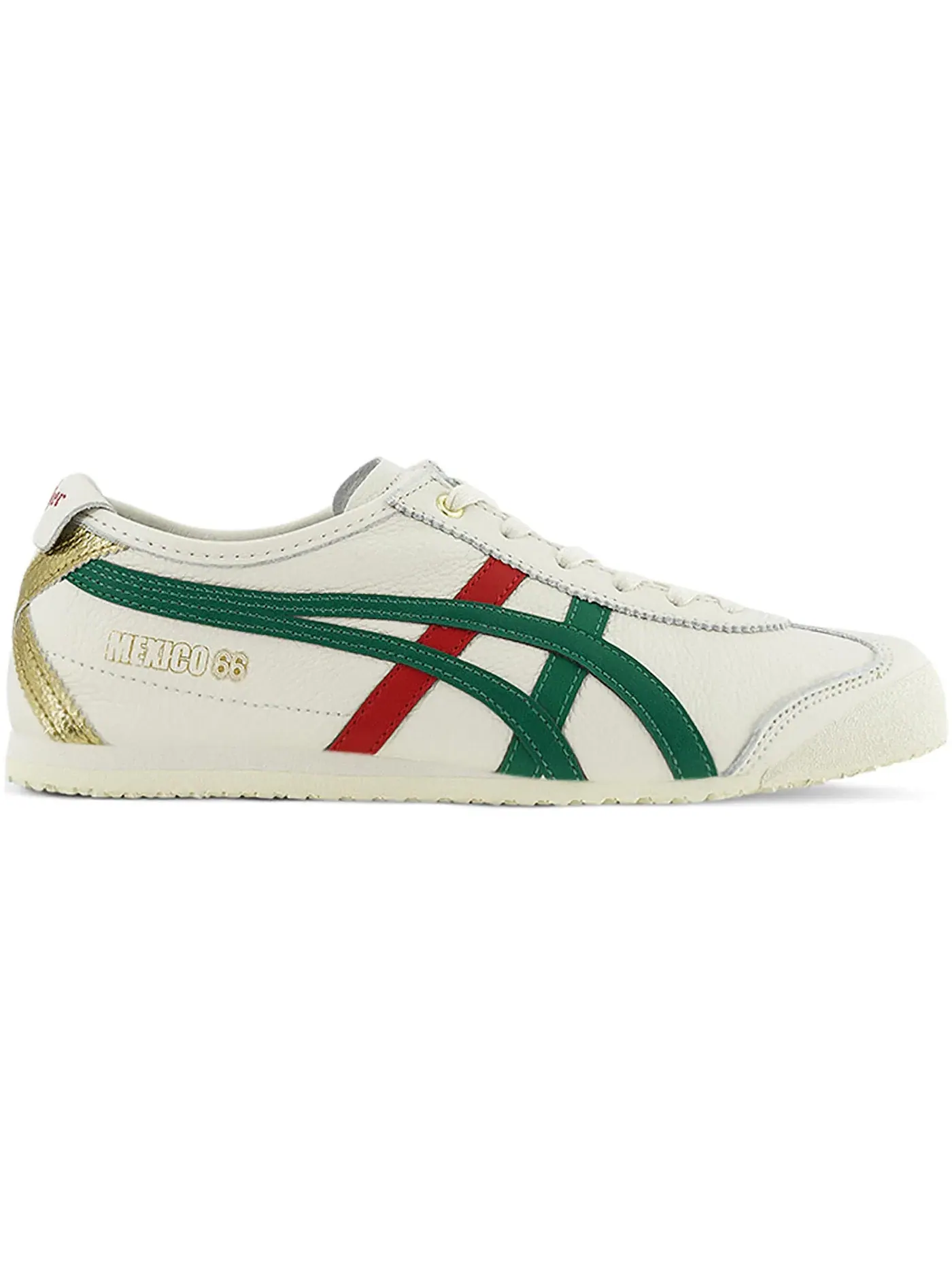 Мужские кроссовки с кожаным верхом Onitsuka Tiger Mexico 66 ASICS, Birch/Kale — изображение 1 из 1
