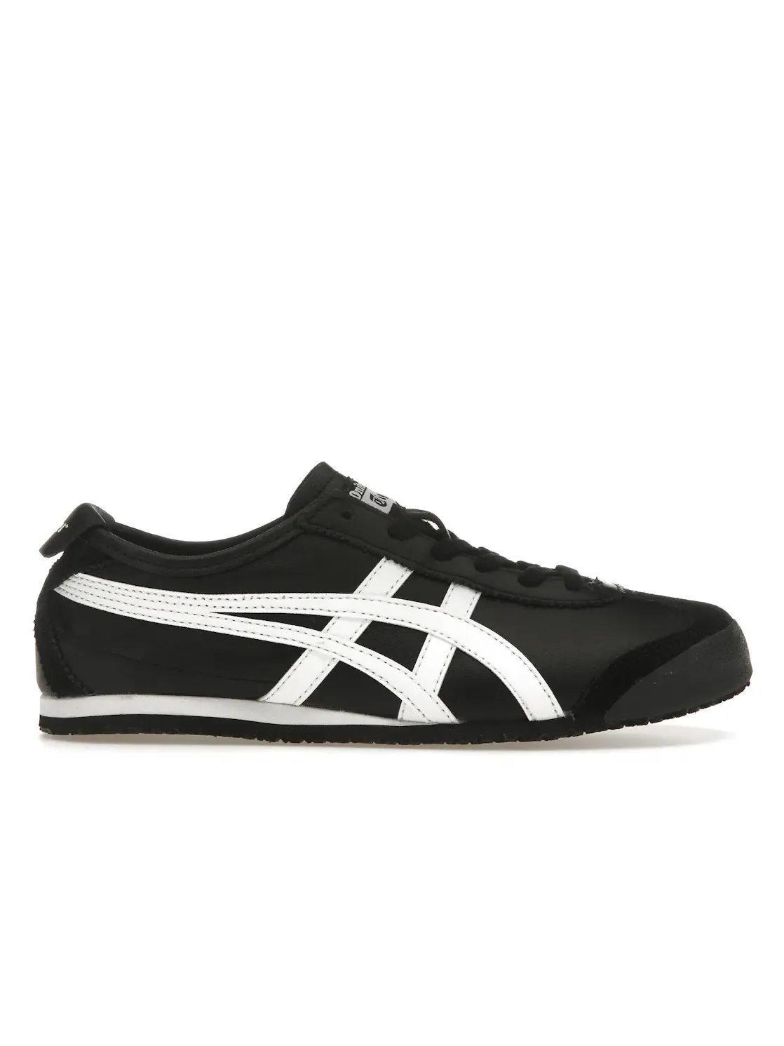 Мужские кроссовки кожаные Onitsuka Tiger Mexico 66 ASICS — изображение 1 из 4, черный/белый