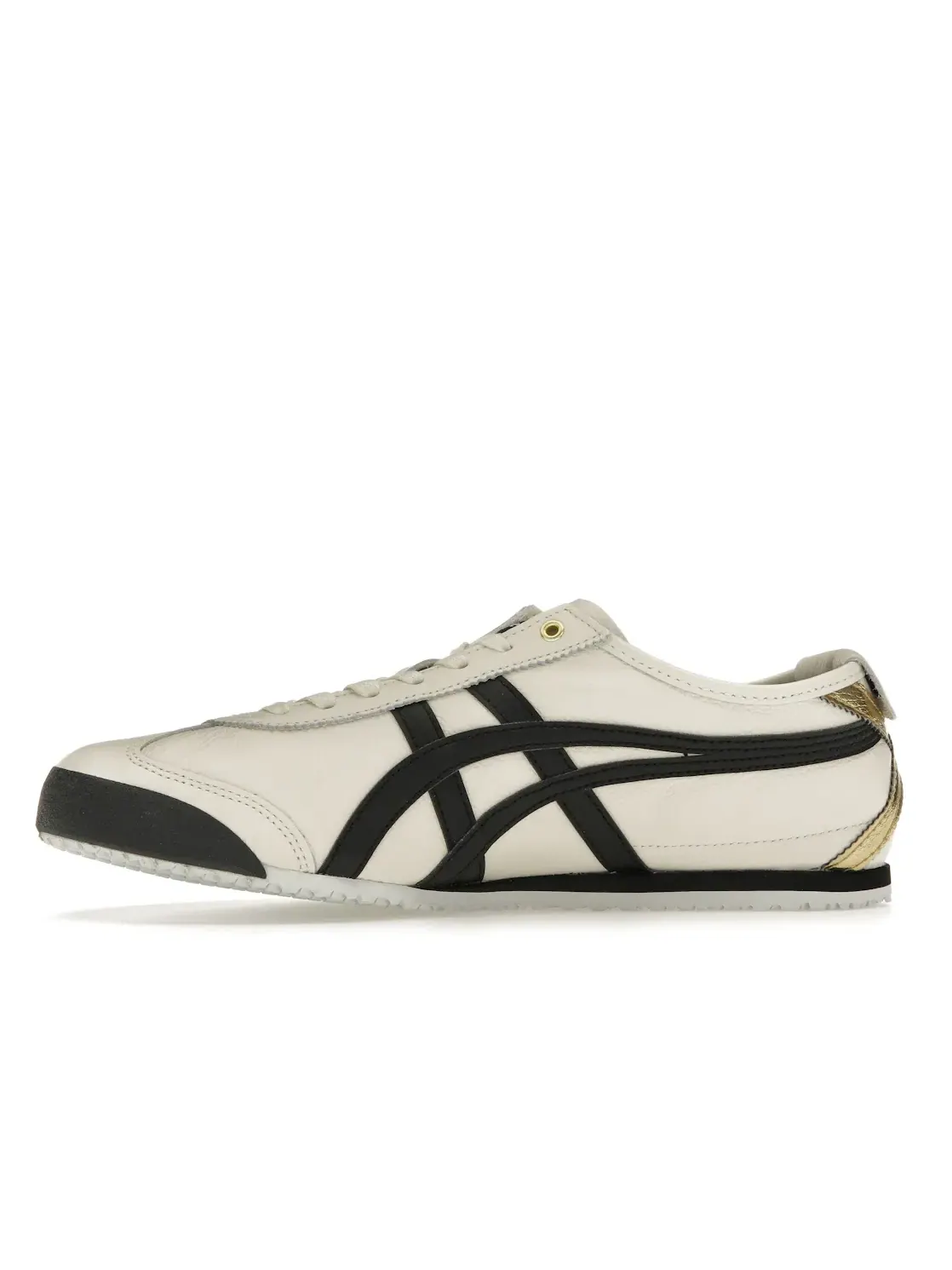 Мужские кроссовки классические Onitsuka Tiger Mexico 66 — изображение 3 из 4, кремовый/черный