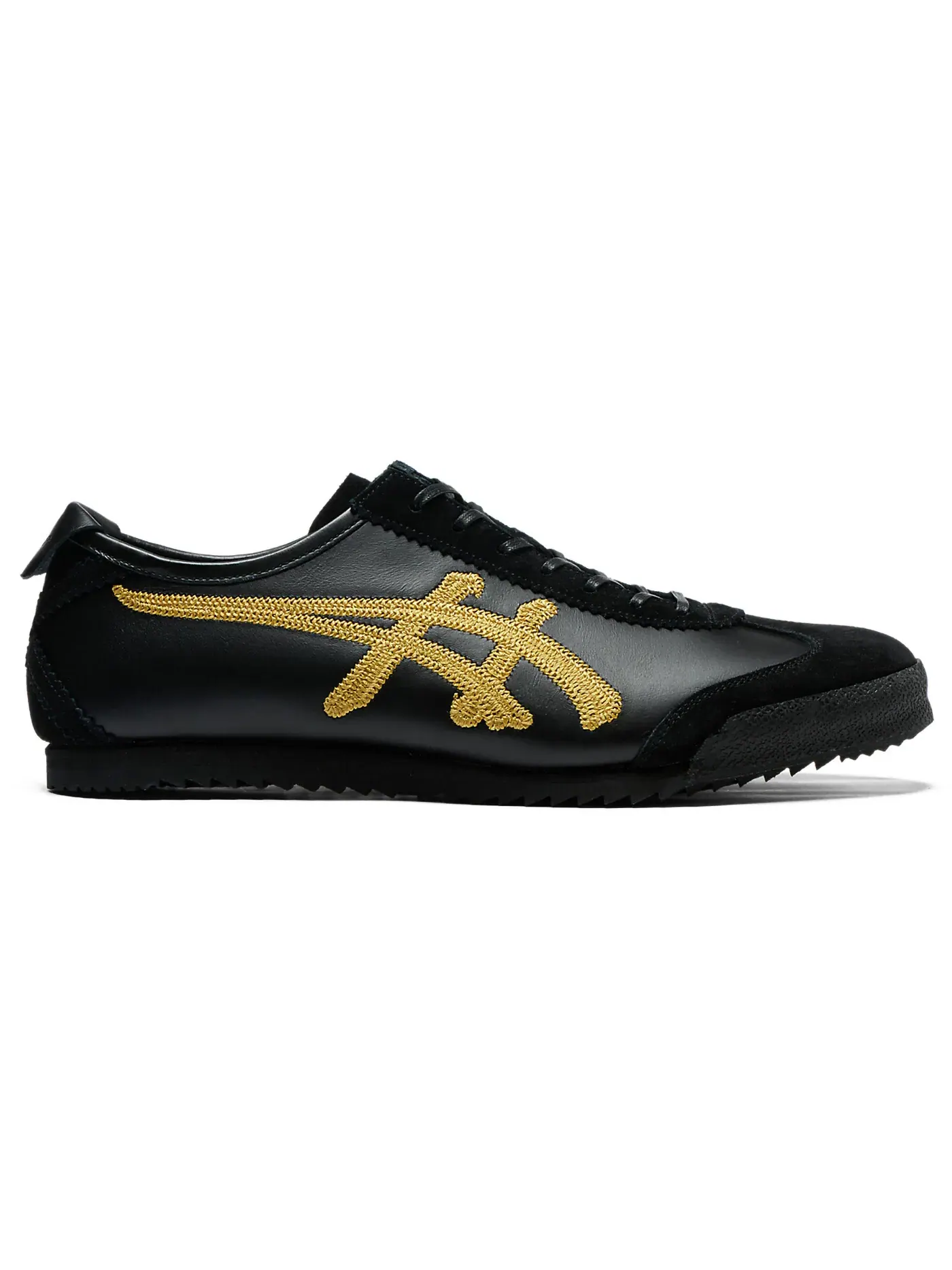 Мужские кроссовки Lifestyle Onitsuka Tiger Mexico 66 Deluxe Onitsuka Tiger — изображение 1 из 1, черный/золотистый
