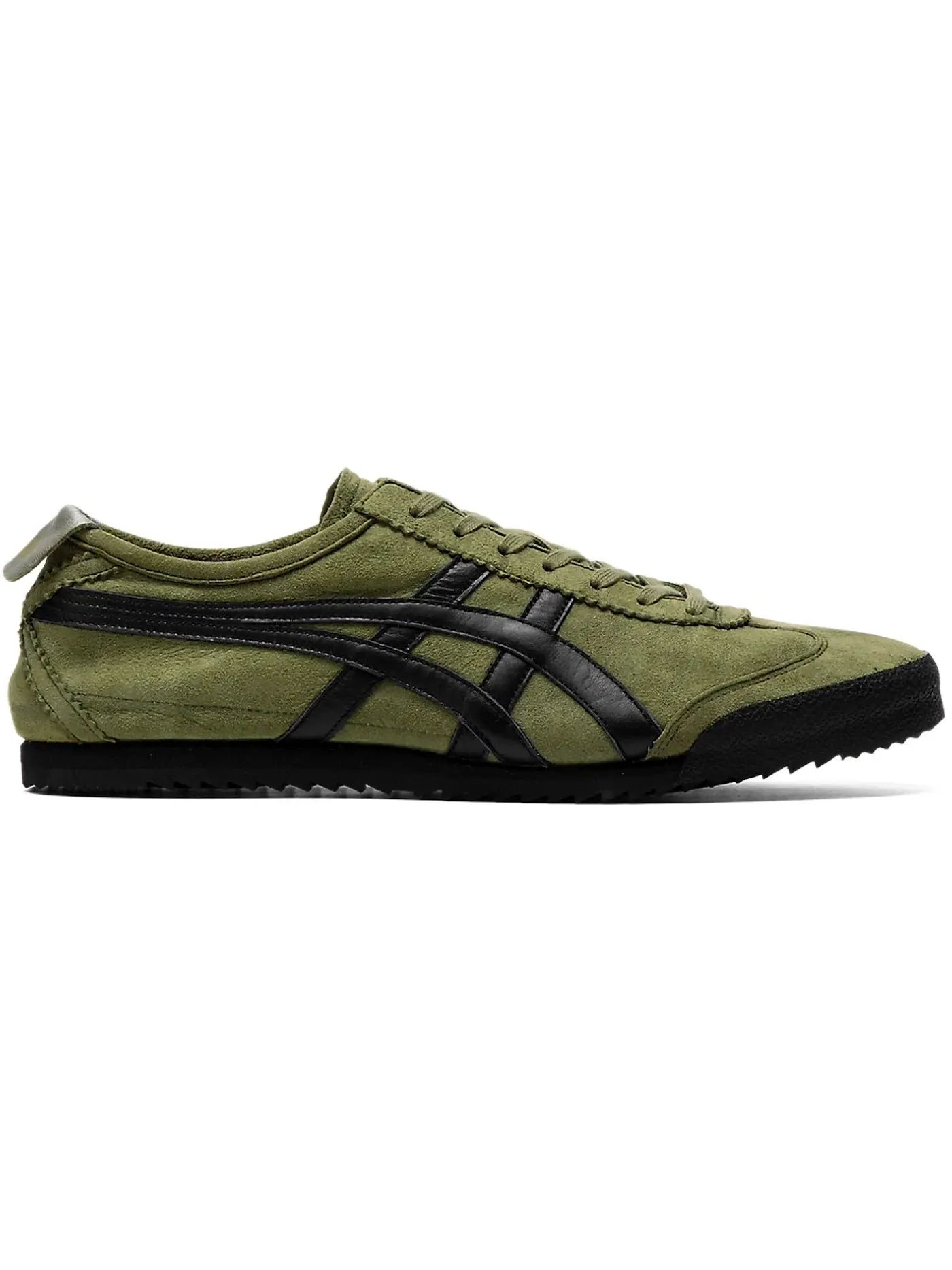Мужские кроссовки Lifestyle Onitsuka Tiger Mexico 66 Deluxe NM ASICS — изображение 1 из 1, зеленый/черный
