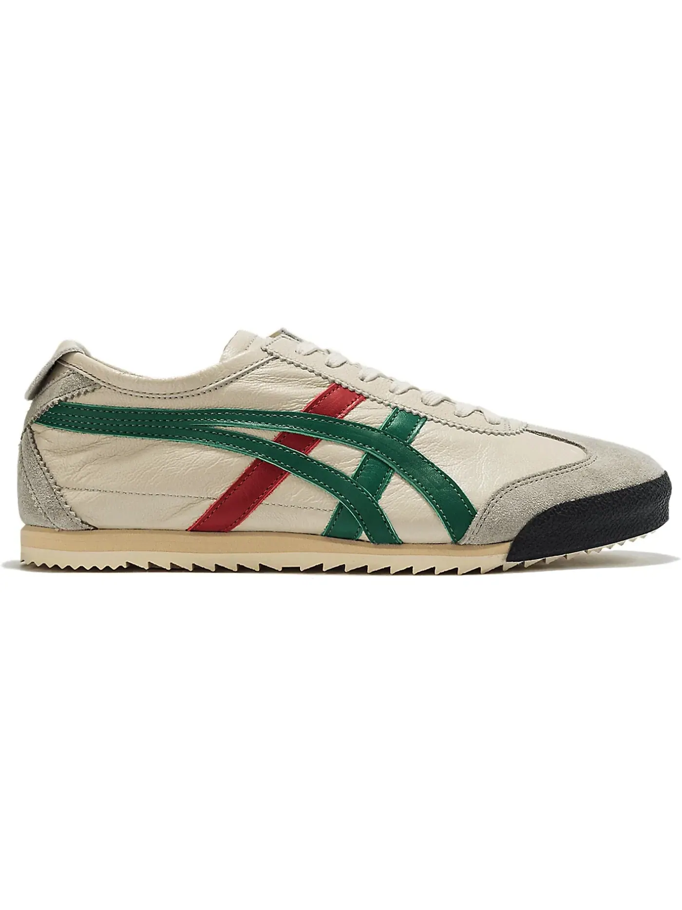 Женские кроссовки Lifestyle Onitsuka Tiger Mexico 66 Deluxe NM ASICS — изображение 1 из 1, кремовый/зеленый