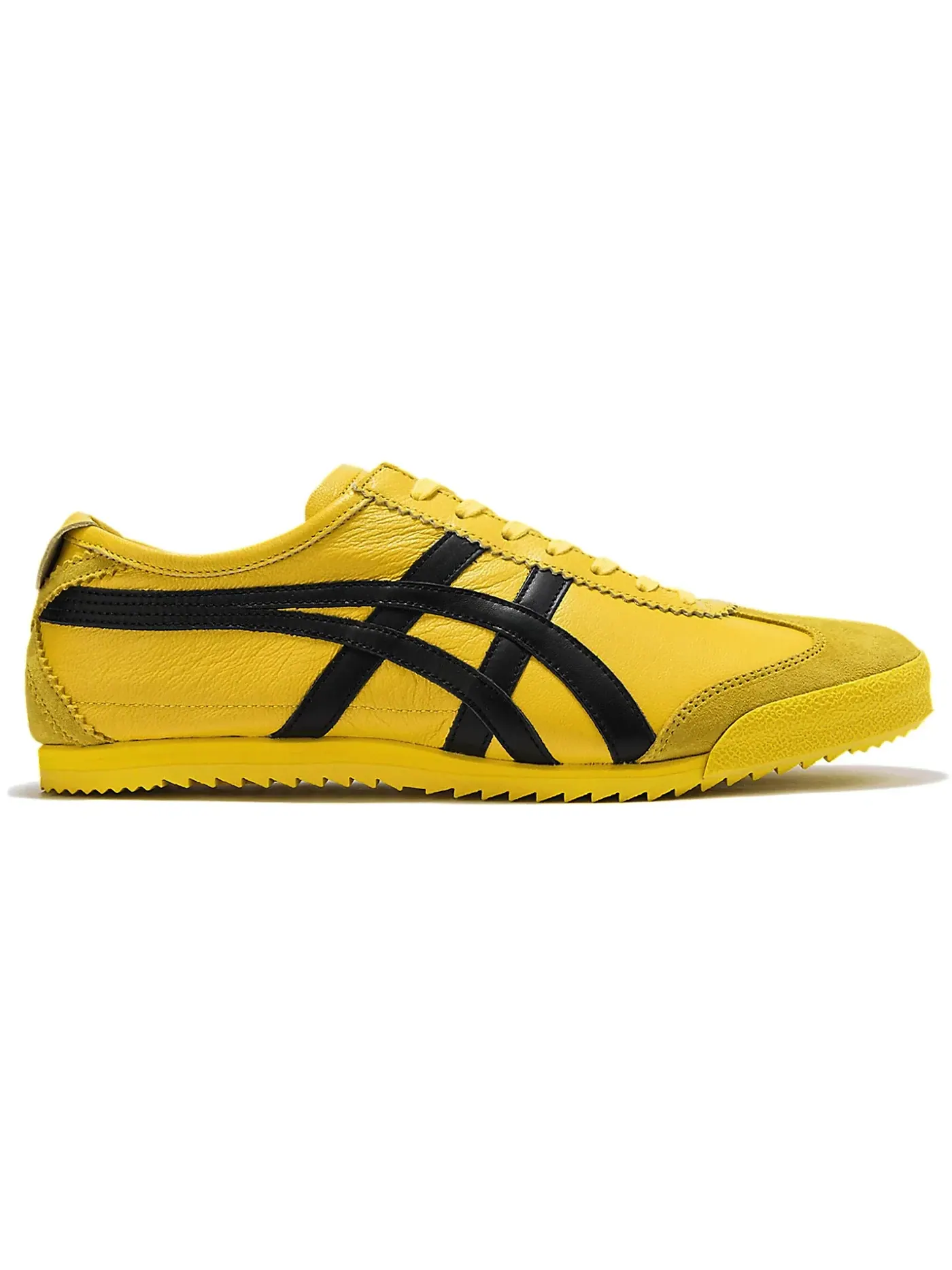 Мужские кроссовки Lifestyle с замшей Onitsuka Tiger Mexico 66 Deluxe NM ASICS — изображение 1 из 1, желтый/черный
