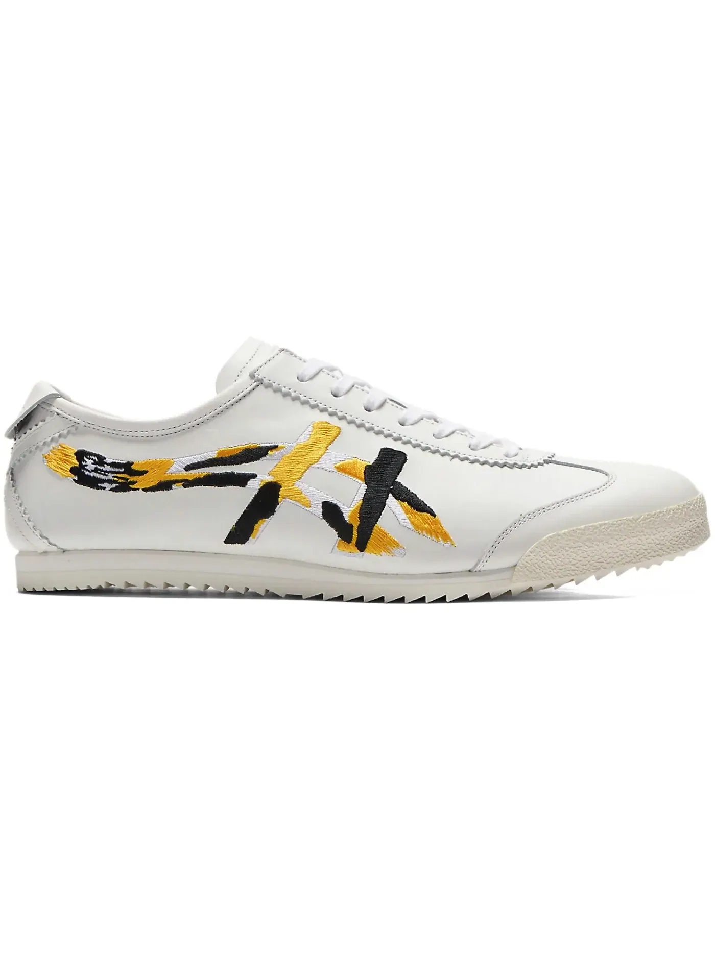 Мужские кроссовки lifestyle Onitsuka Tiger Mexico 66 Deluxe NM ASICS — изображение 1 из 1, белый/желтый