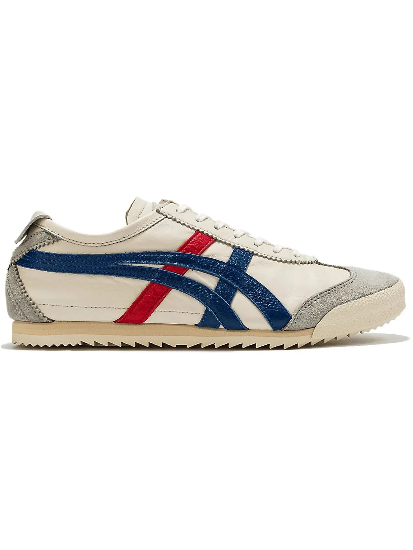 Женские кроссовки Lifestyle Onitsuka Tiger Mexico 66 Deluxe NM ASICS — изображение 1 из 1, белый/синий