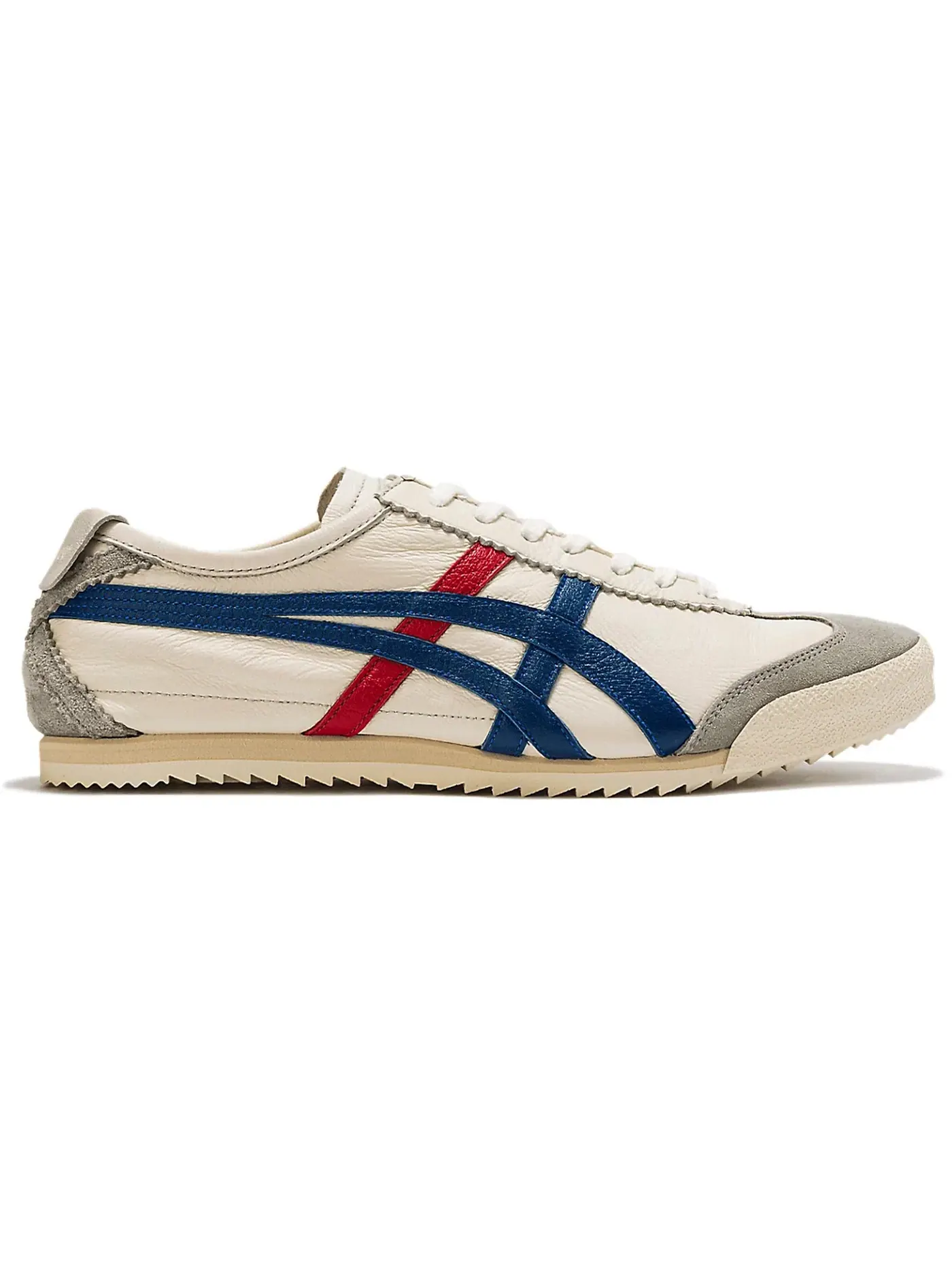 Мужские кроссовки Lifestyle Onitsuka Tiger Mexico 66 Deluxe NM ASICS — изображение 1 из 1, белый/синий