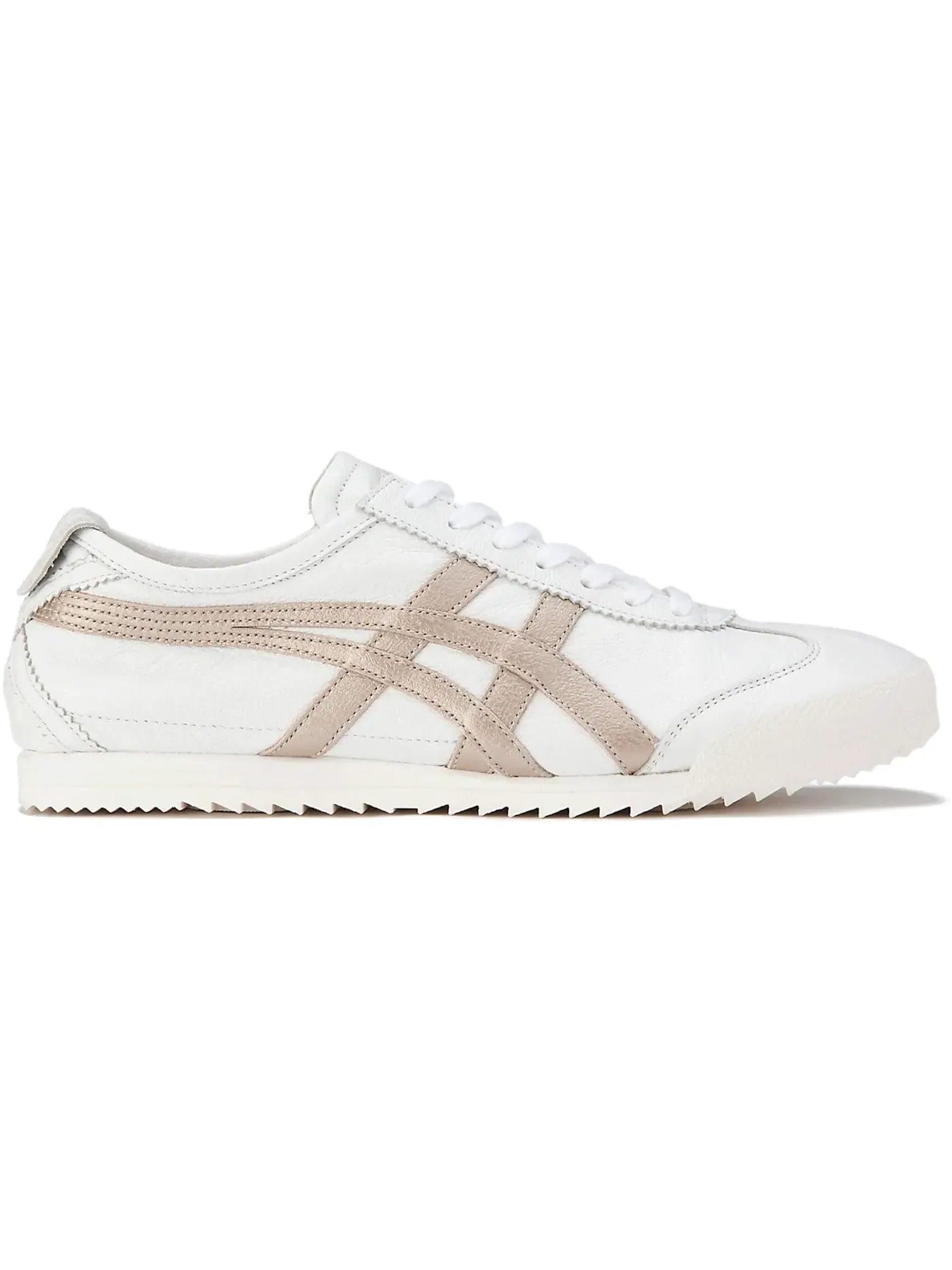 Женские кроссовки Lifestyle Onitsuka Tiger Mexico 66 Deluxe NM ASICS — изображение 1 из 1, белый/розовый золотистый