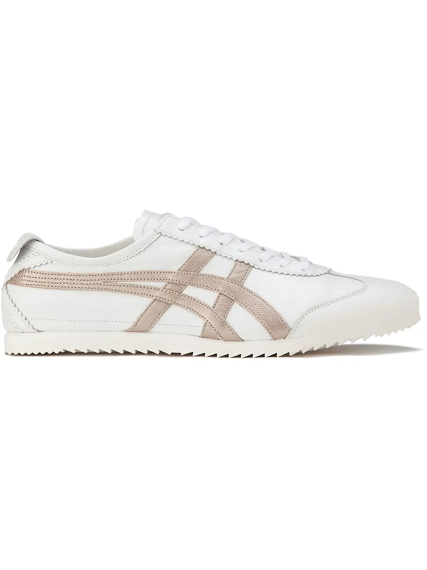 Мужские кроссовки Lifestyle Onitsuka Tiger Mexico 66 Deluxe NM ASICS — изображение 1 из 1, белый розовый золотистый