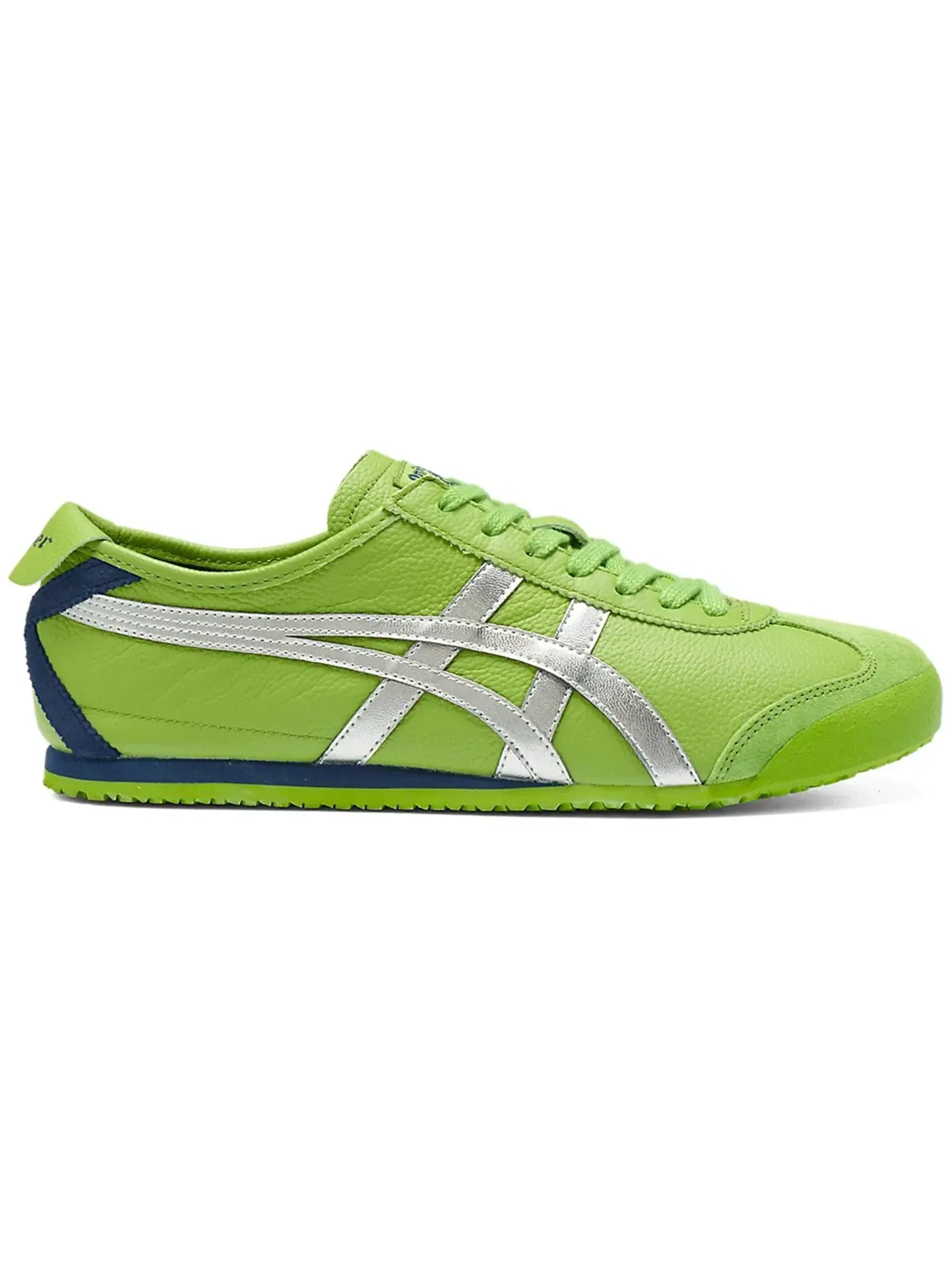 Мужские кроссовки Lifestyle Onitsuka Tiger Mexico 66 ASICS — изображение 1 из 2, зеленый/серебристый