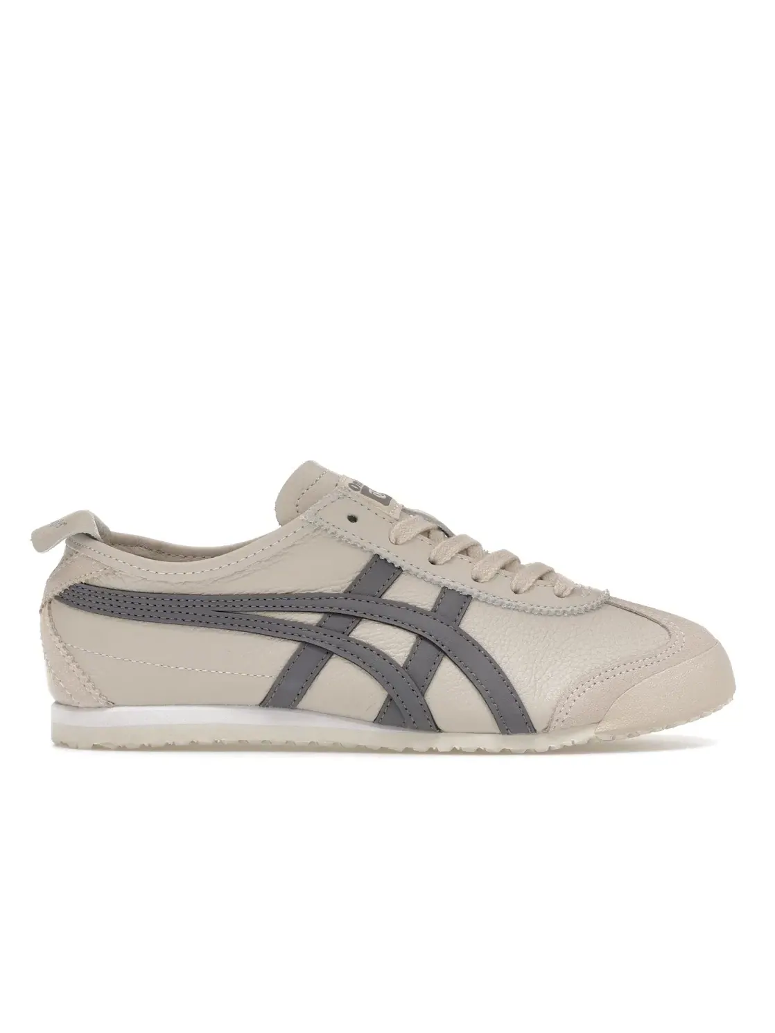 Мужские кроссовки Lifestyle с низким профилем Onitsuka Tiger Mexico 66 ASICS, Oatmeal/Carbon — изображение 1 из 4