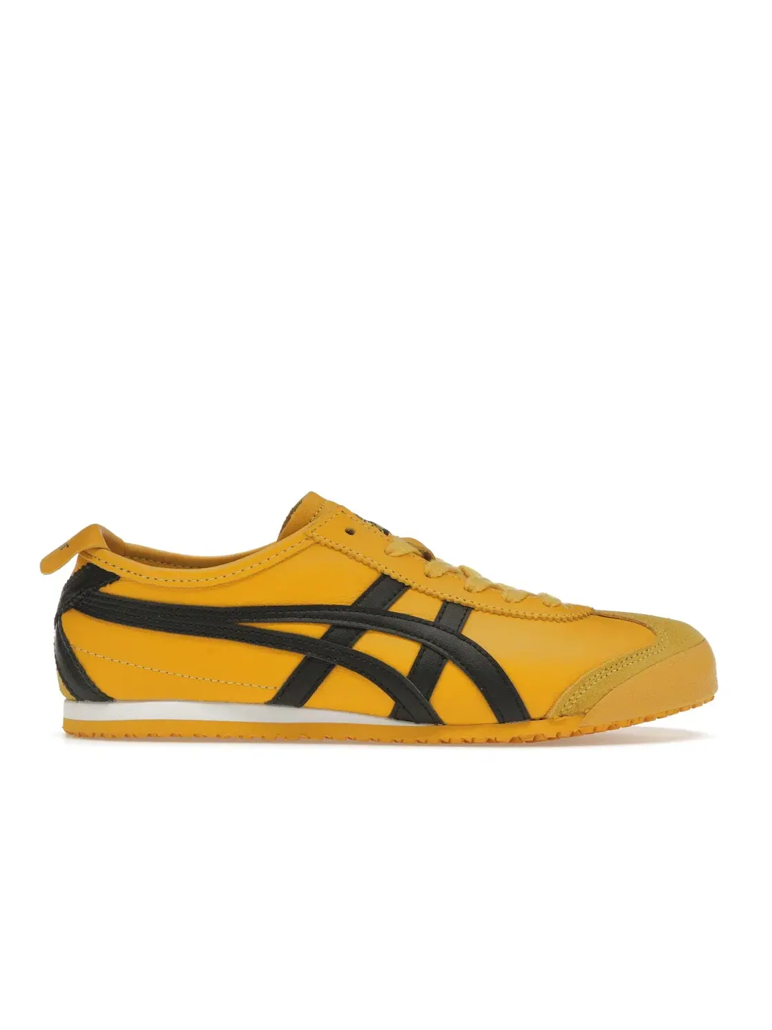 Женские кроссовки из кожи с моделью Mexico 66 ASICS — изображение 1 из 4, желтый черный