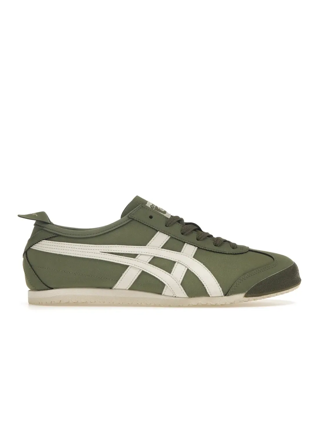 Мужские кроссовки с замшевыми вставками Onitsuka Tiger Mexico 66 ASICS — изображение 1 из 4, зеленый кремовый