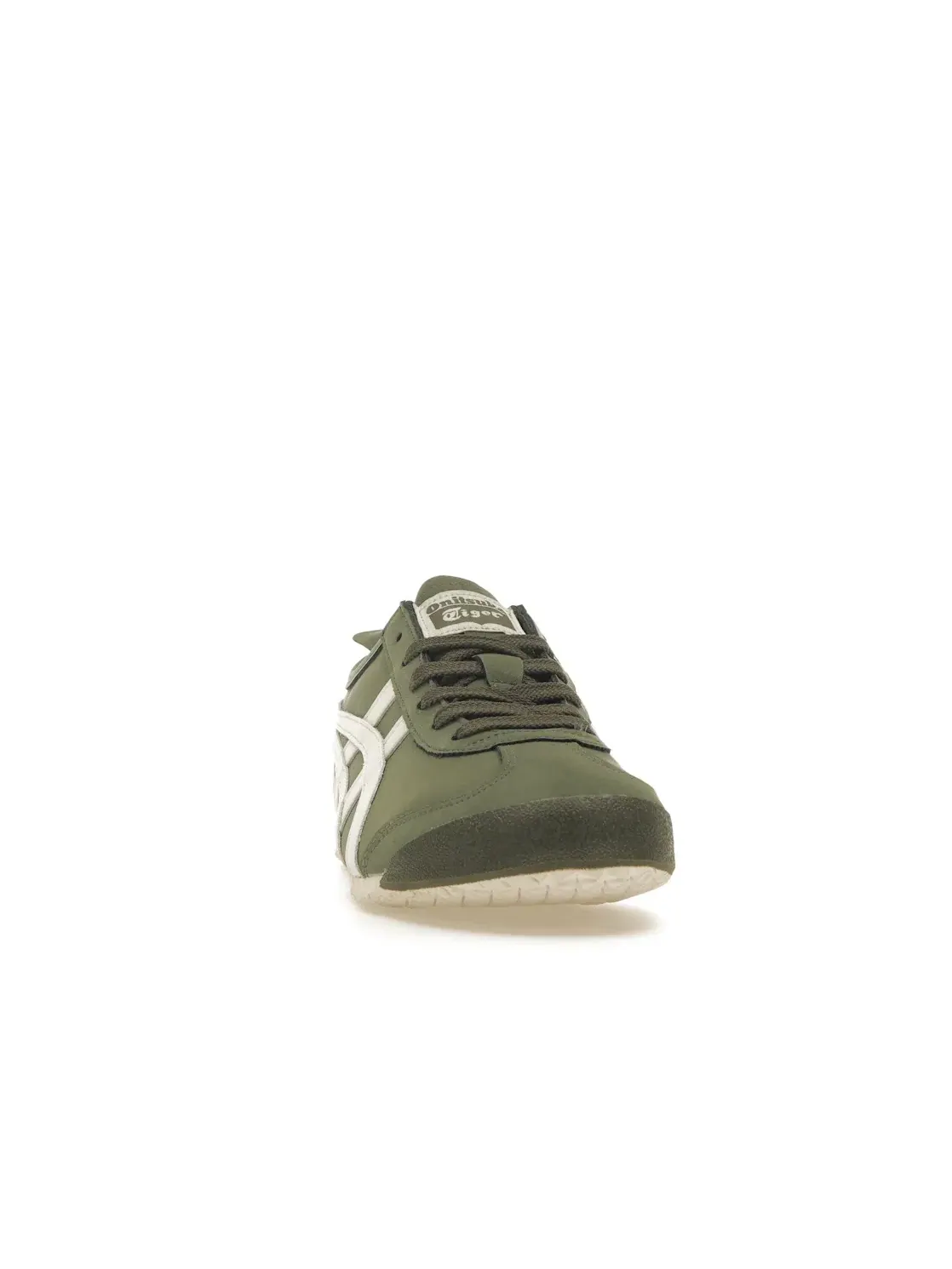 Мужские кроссовки с замшевыми вставками Onitsuka Tiger Mexico 66 ASICS — изображение 2 из 4, зеленый кремовый