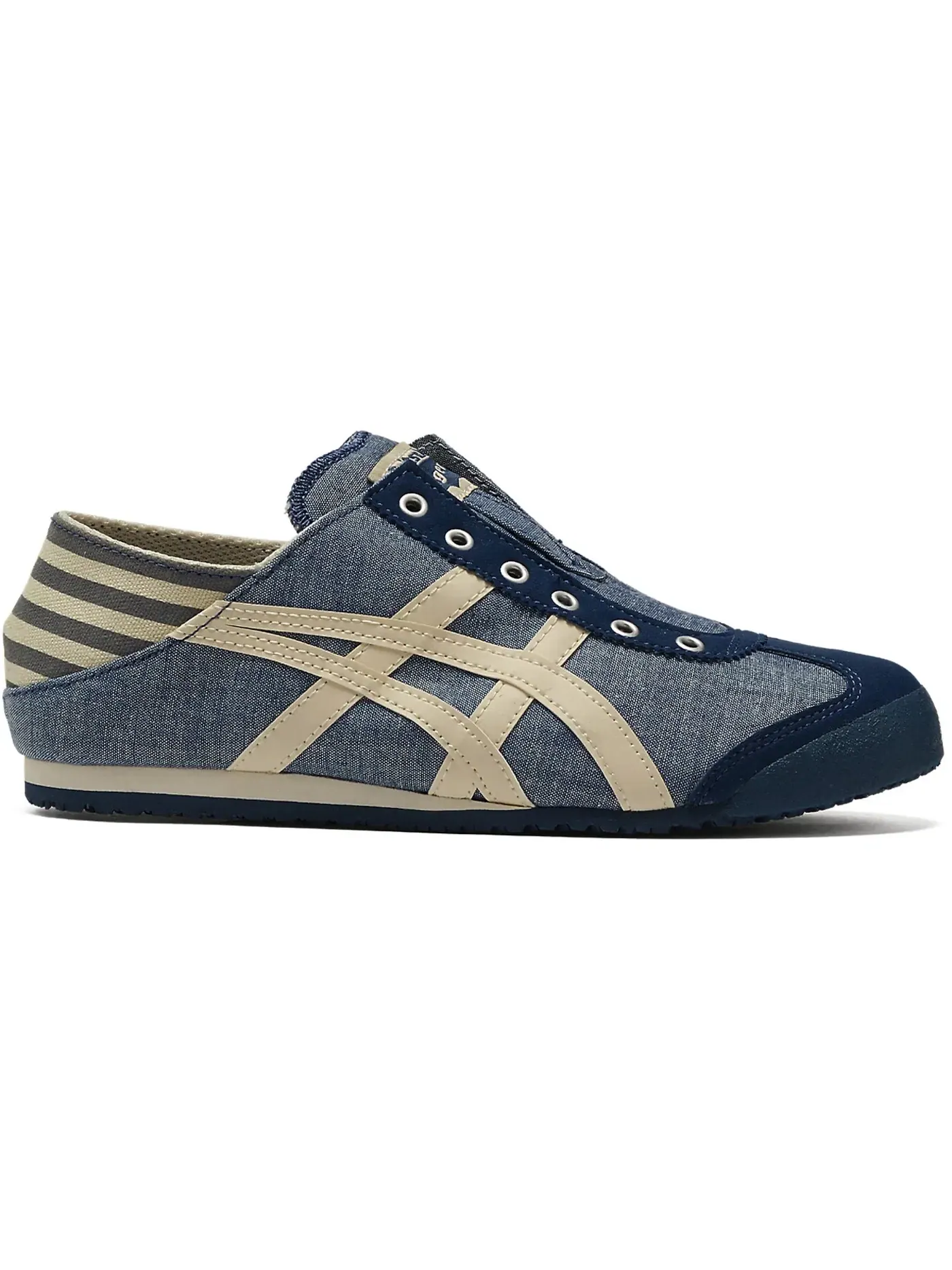 Мужские кроссовки Lifestyle Onitsuka Tiger Mexico 66 Paraty ASICS — изображение 1 из 1, синий/натуральный