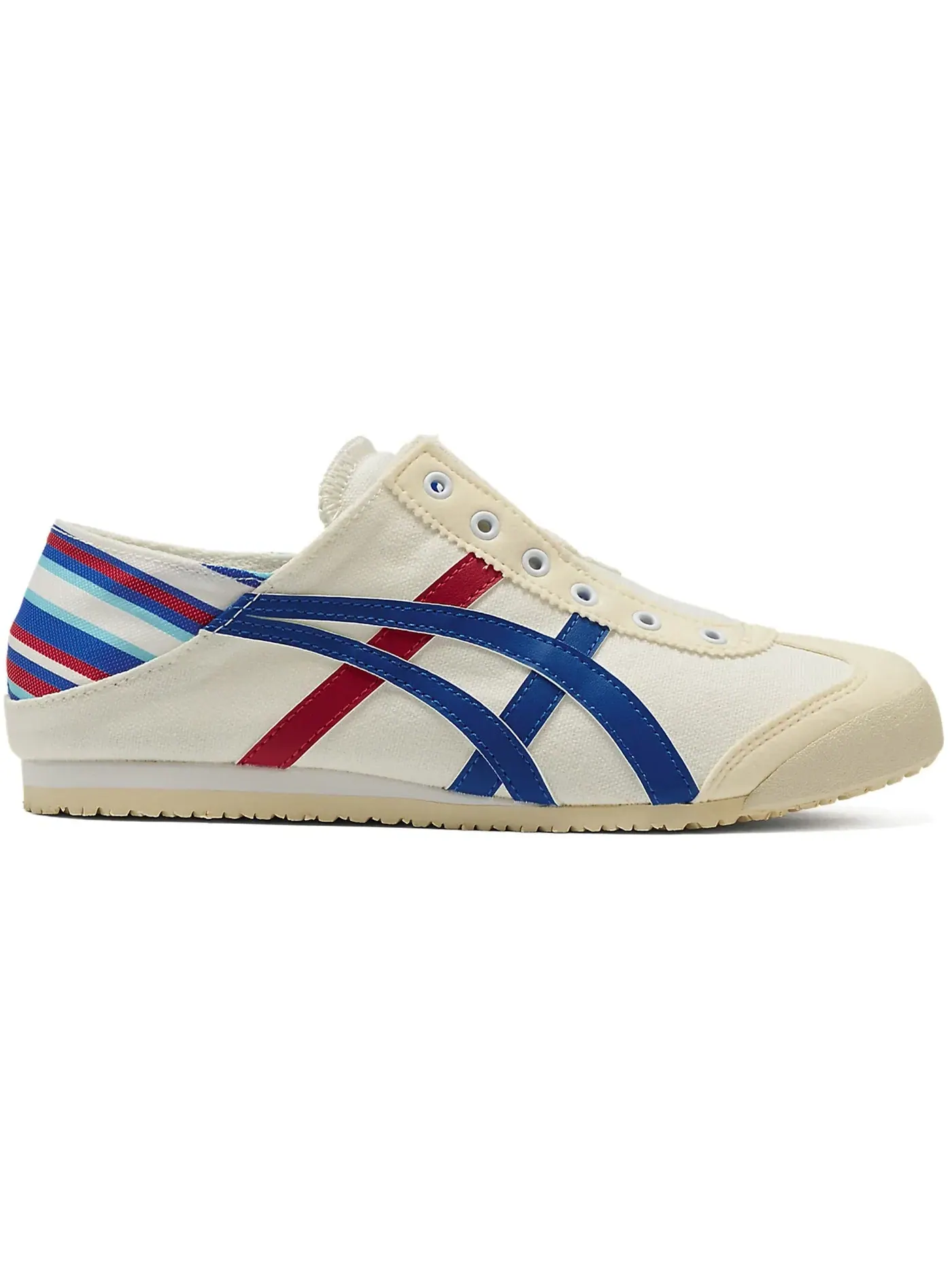 Мужские кроссовки Lifestyle Onitsuka Tiger Mexico 66 Paraty ASICS — изображение 1 из 1, белый классический синий