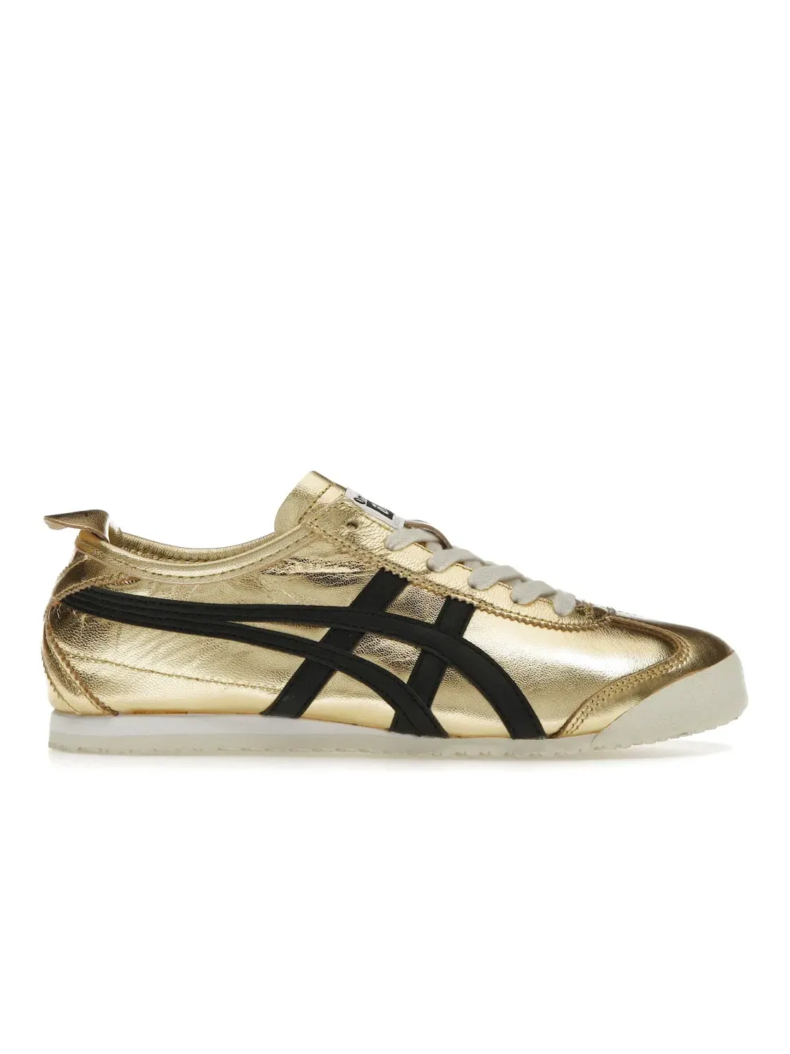 Мужские кроссовки с металлическим покрытием Onitsuka Tiger Mexico 66 — изображение 1 из 4, золотистый черный