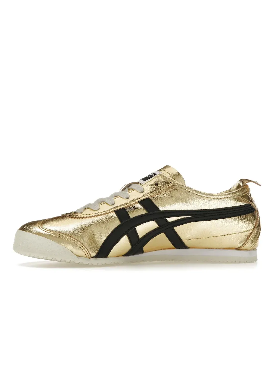 Мужские кроссовки с металлическим покрытием Onitsuka Tiger Mexico 66 — изображение 3 из 4, золотистый черный